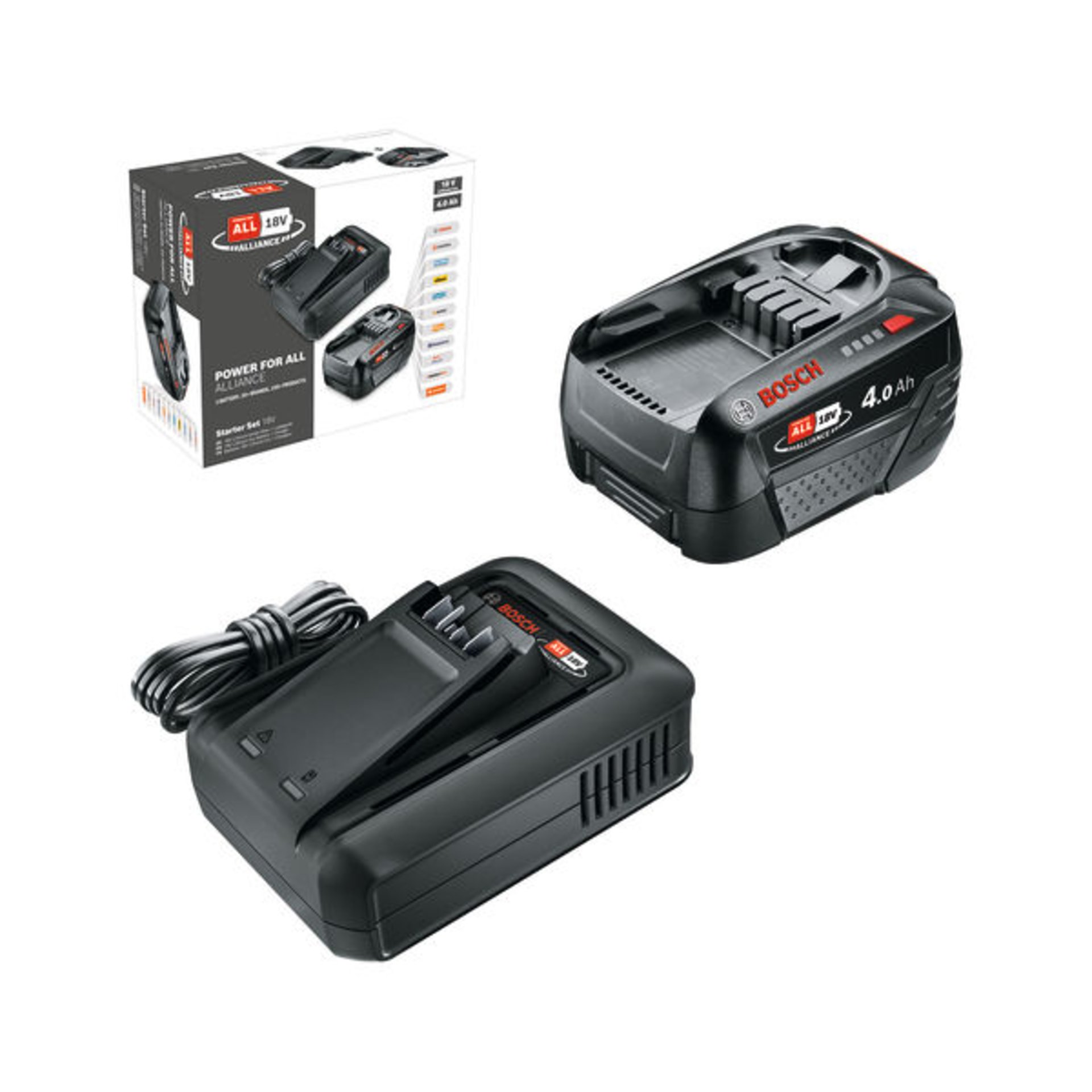Starter-Set Starter-Set 18V, 1 x Akku PBA 18V 4.0Ah