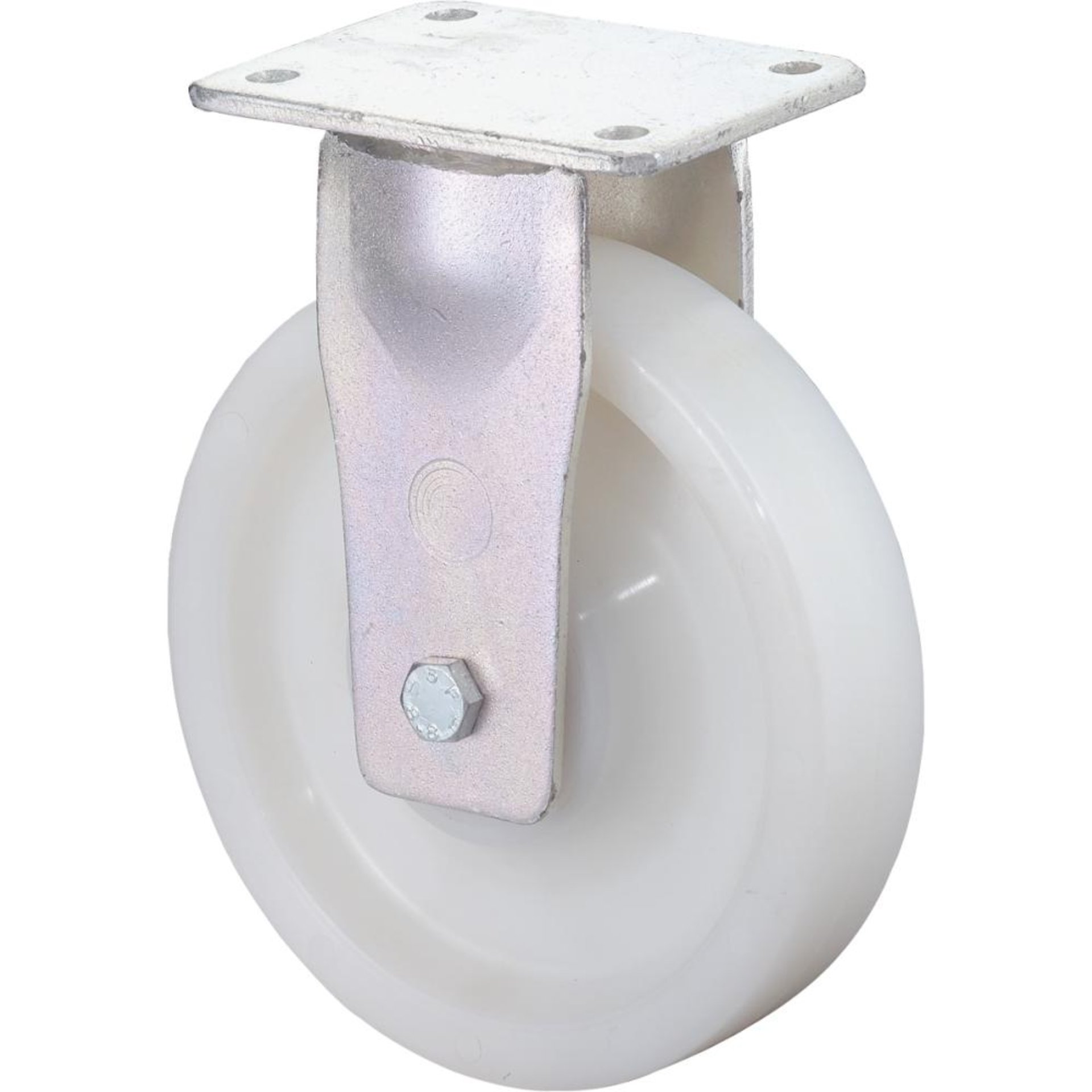 Bockrolle 85mm RR110.B15 Platte,Kst.weiß,KL RR110.B15.085 BS ROLLEN