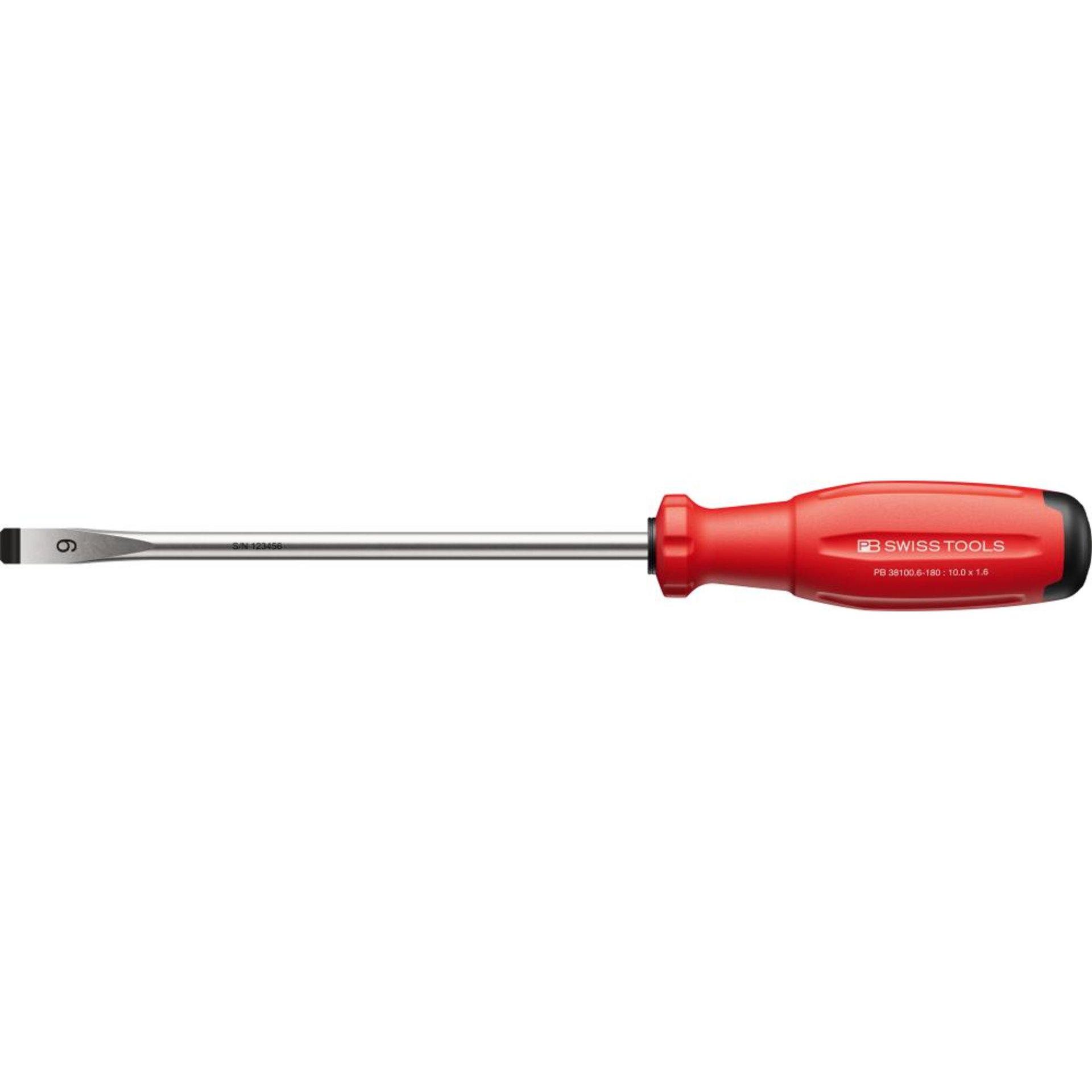 Schraubendreher Schlitz 10 x1,6x180mm SwissGrip EVO PB Swiss