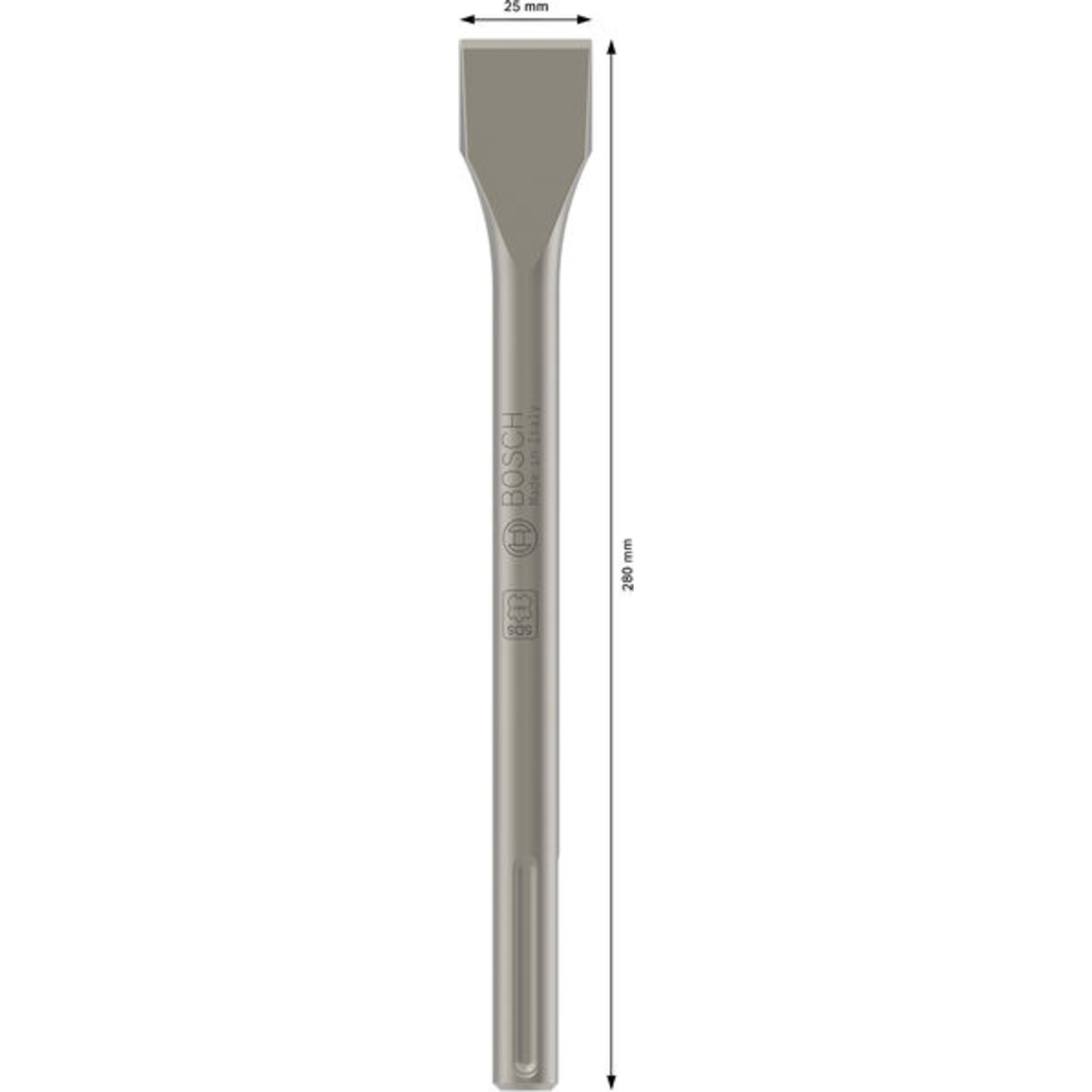 PRO SDS max-4C Flachmeißel, 25 x 280 mm
