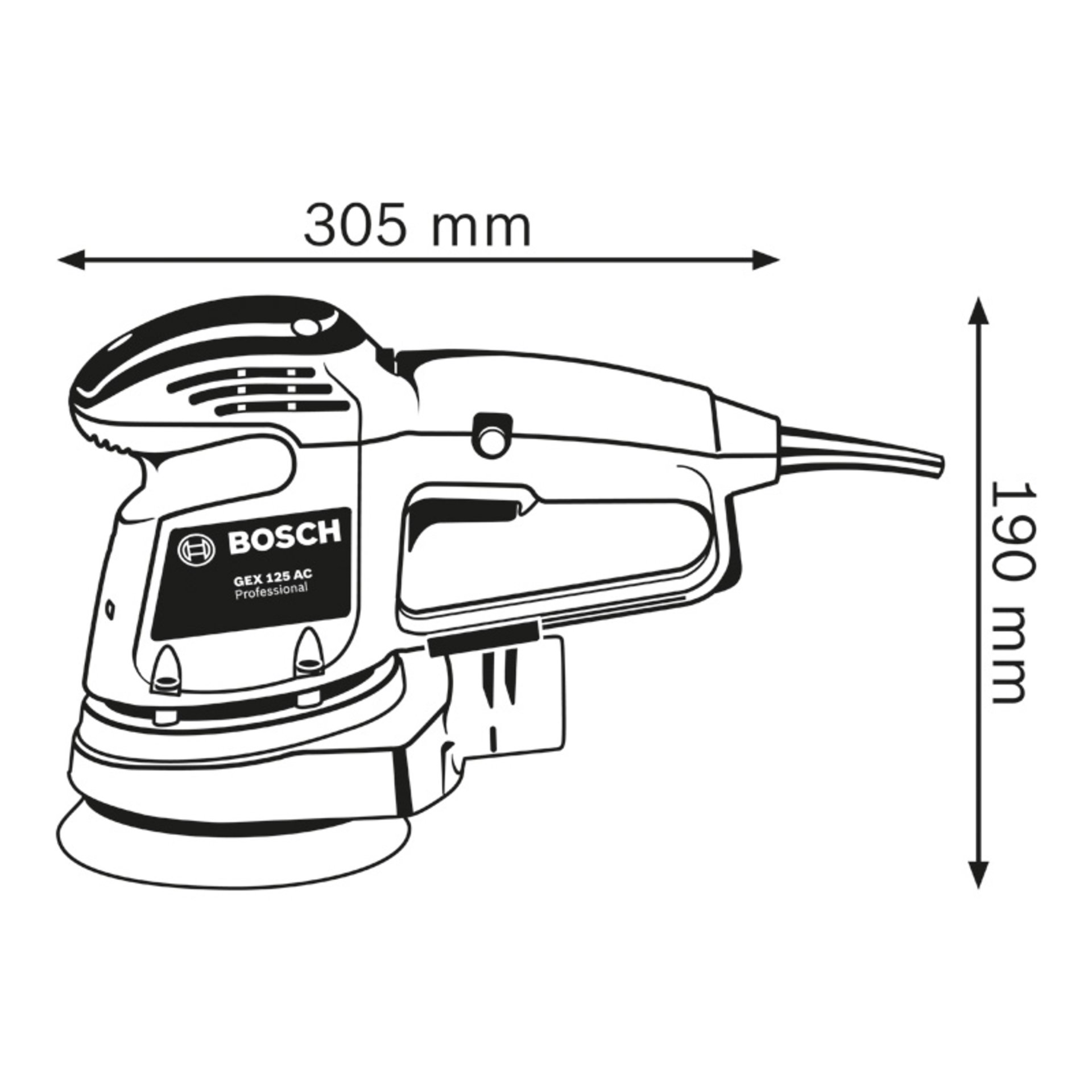 Exzenterschleifer GEX 34-125
