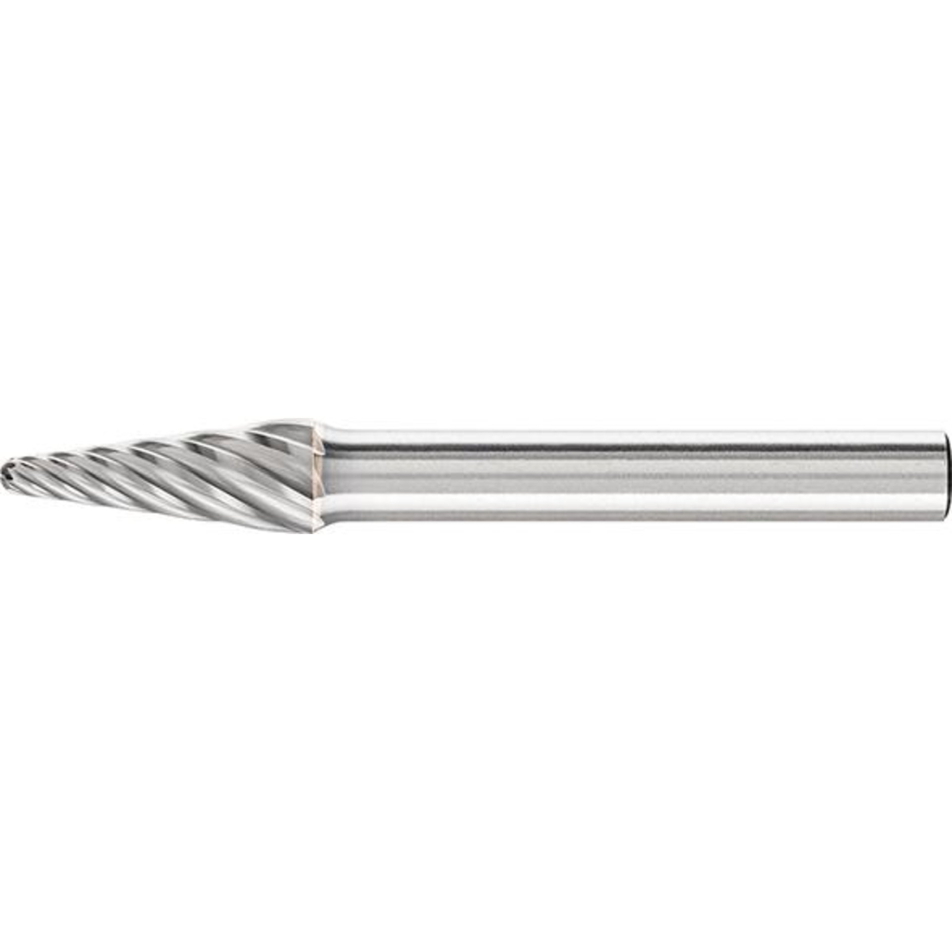 Frässtift HM Rundkegelform 0820 INOX 6mm 8x20mm Pferd