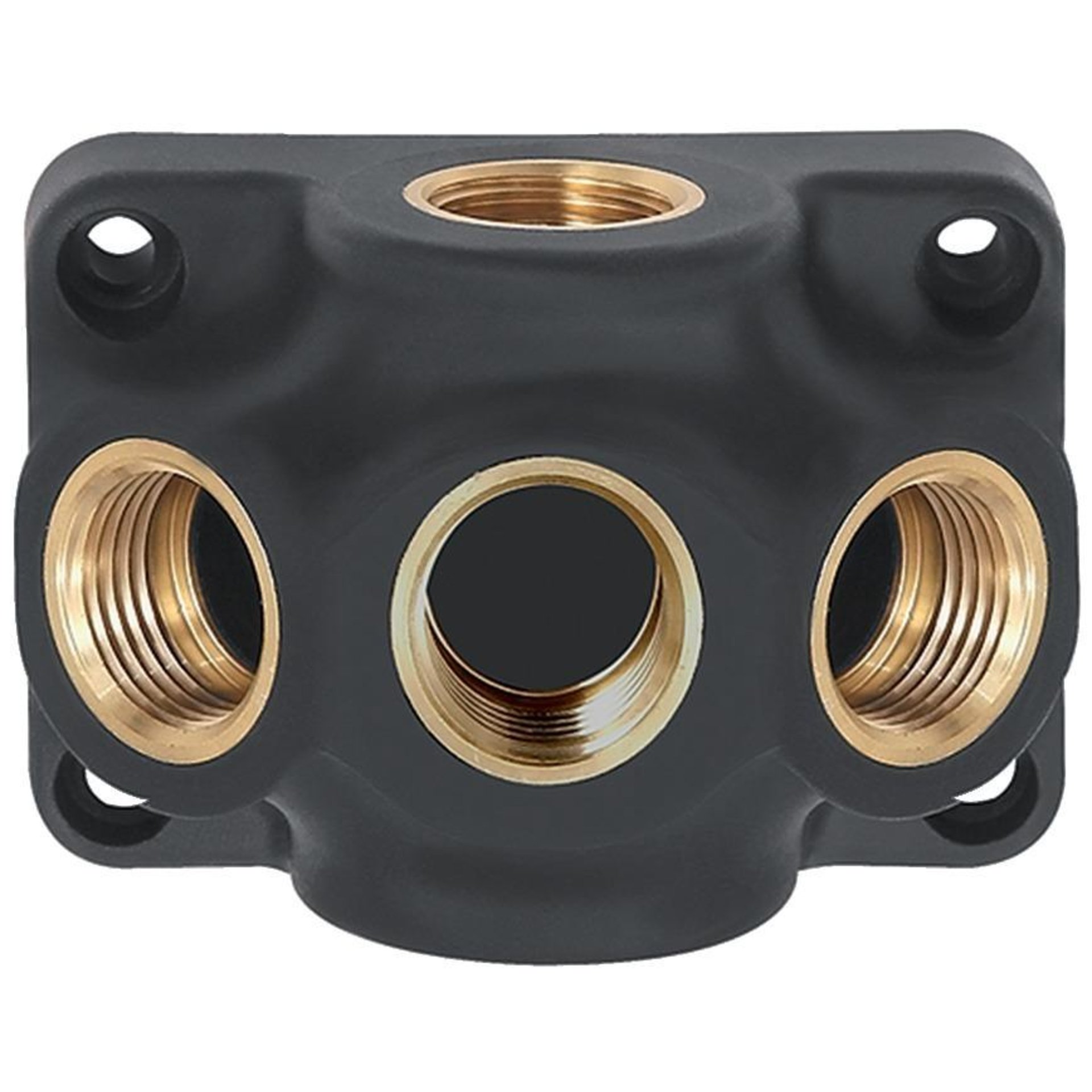 Endverteilerdose Kunststoff, Innengewinde 1xG1/2" zu 3xG1/2" RIEGLER