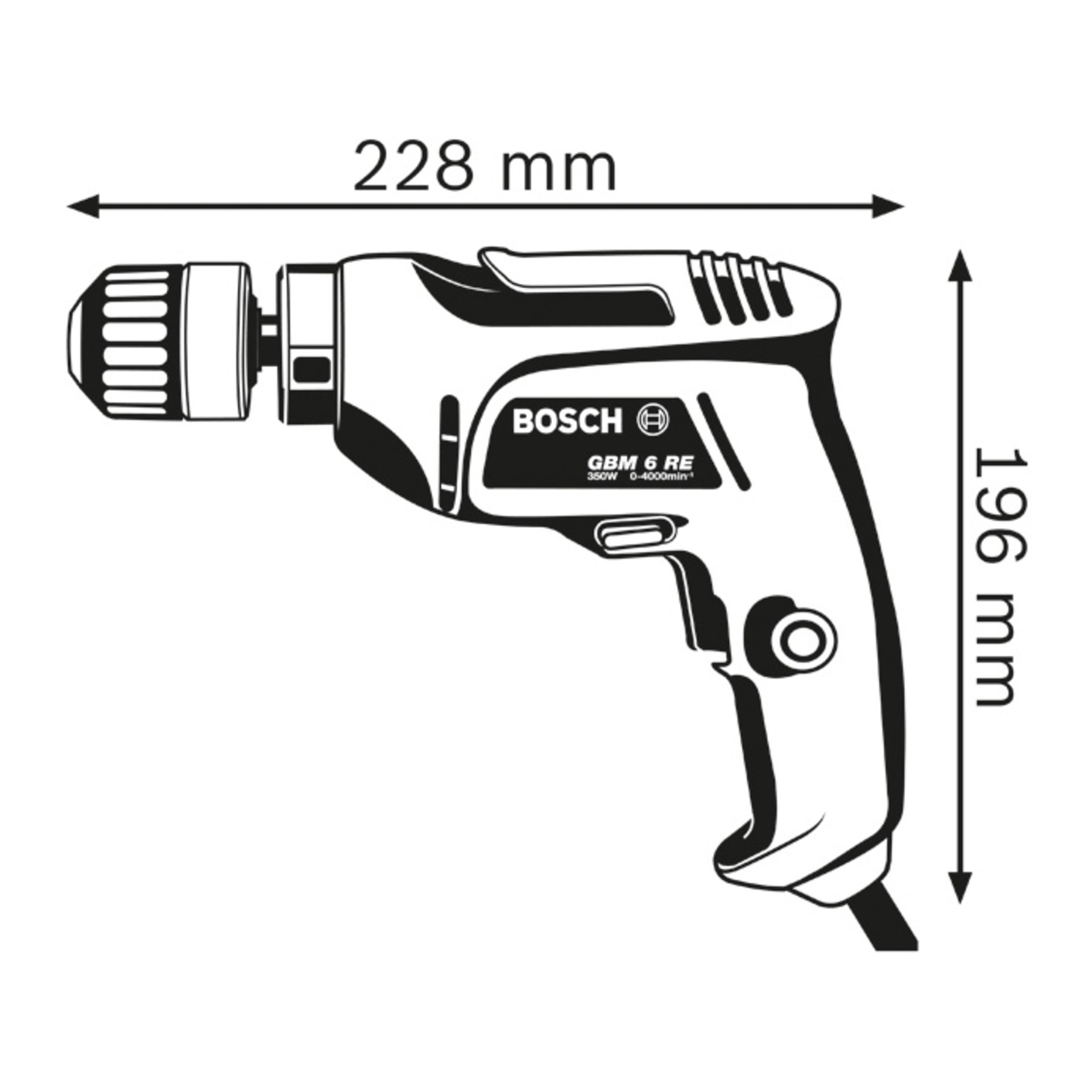 Bohrmaschine GBM 6 RE
