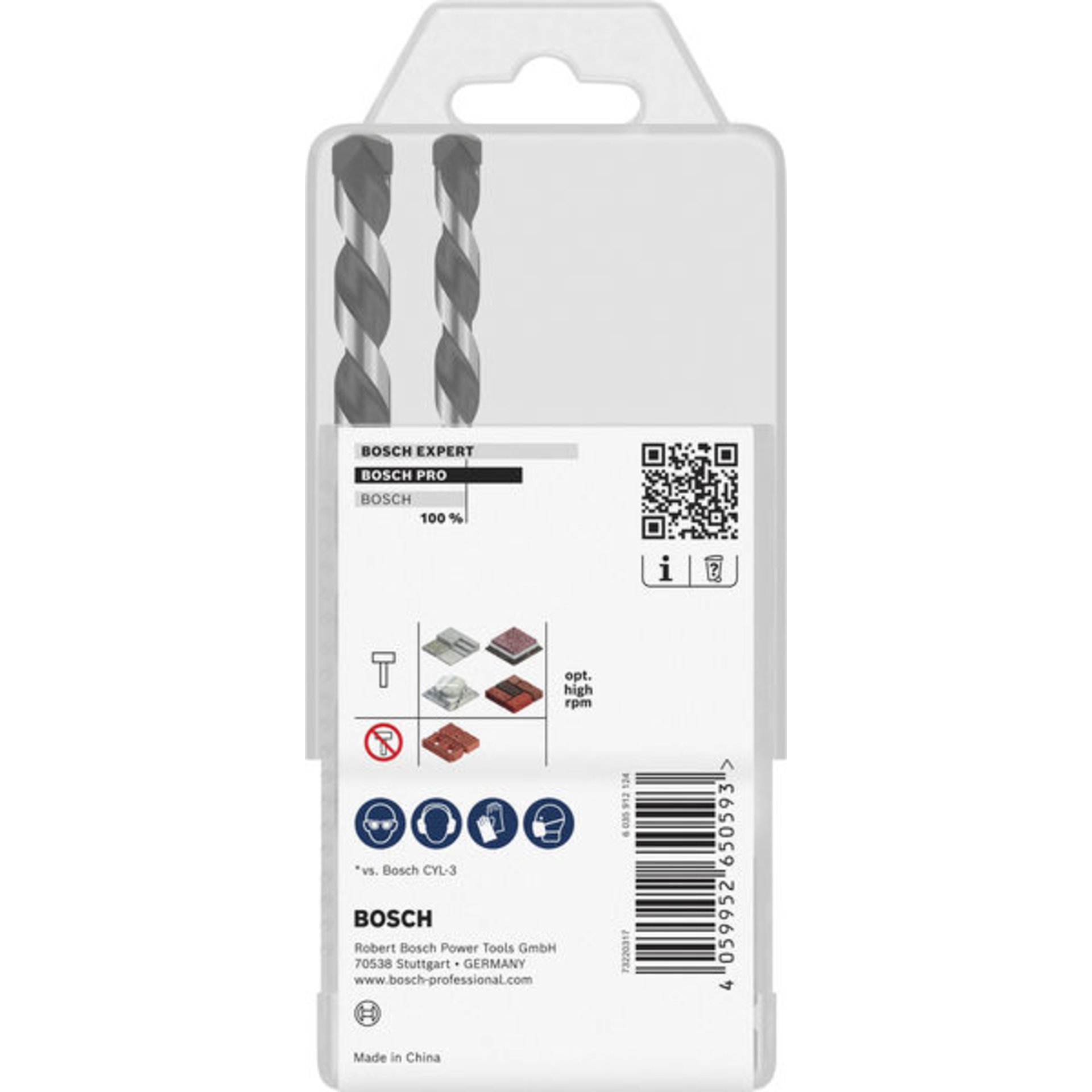 PRO HEX-5 Bohrer-Set, 4x100, 5x100, 6x100, 8x150, 10x150 mm, 5-tlg.