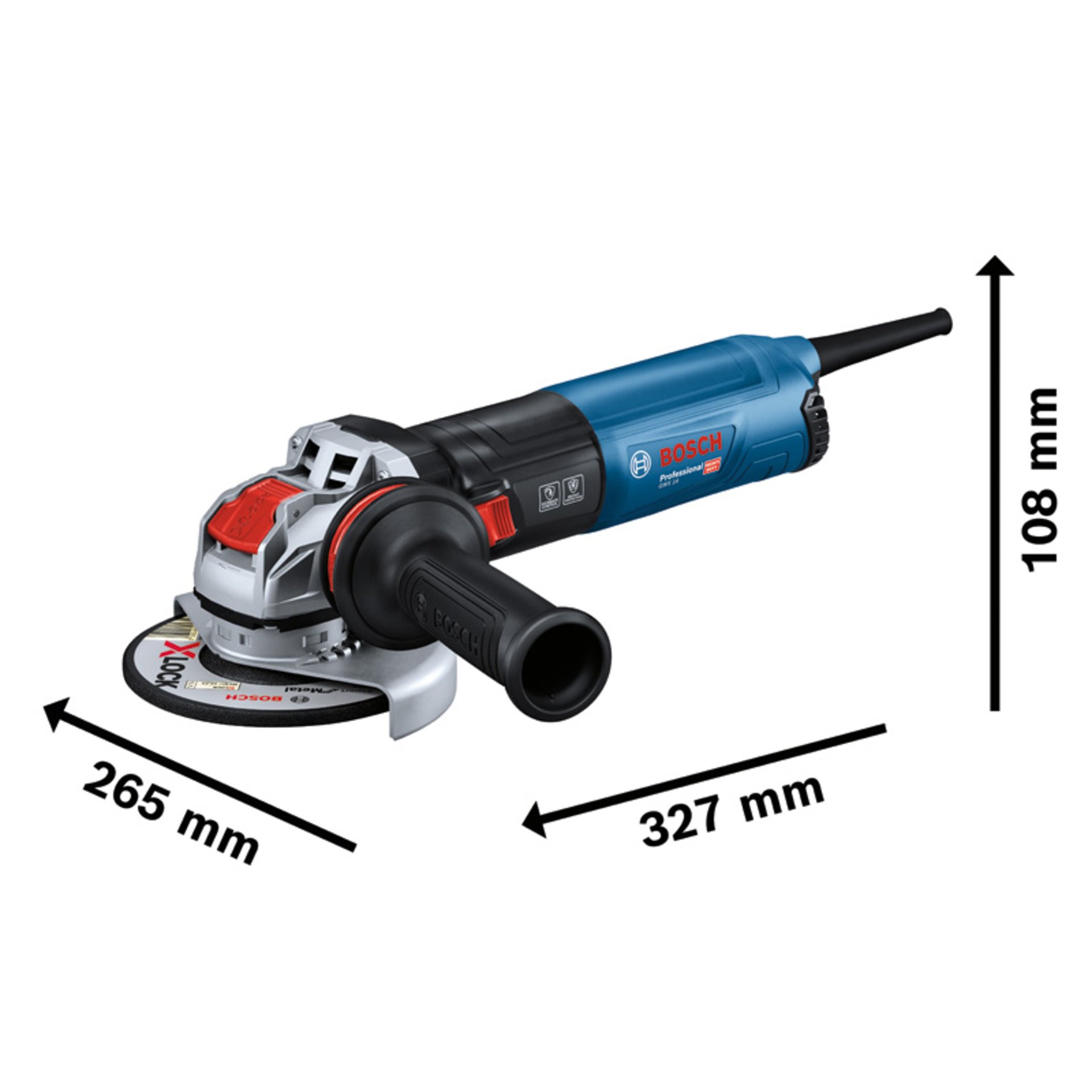 Winkelschleifer mit X-LOCK GWX 14-125 S