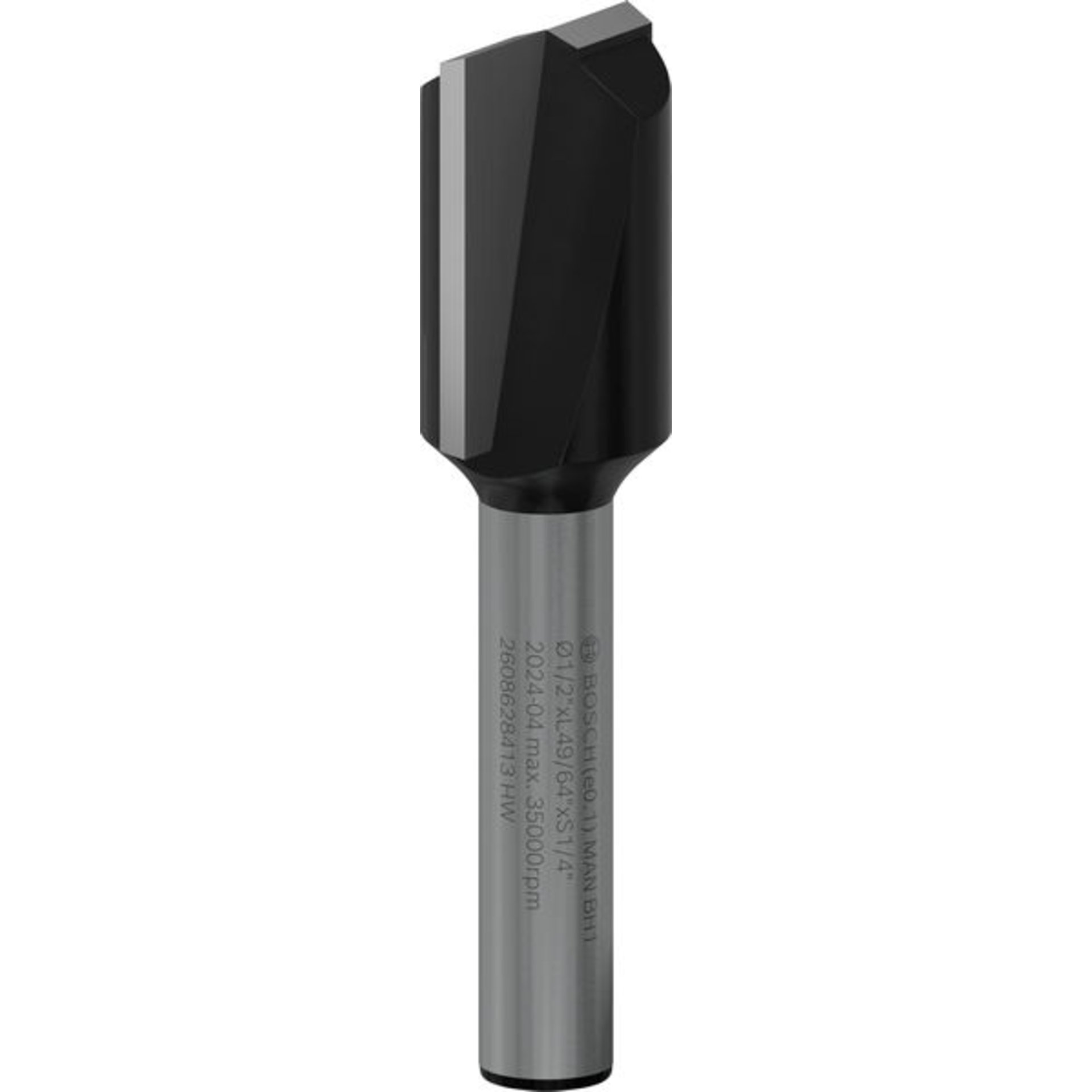PRO Nutfräser, zweischneidig, D 1/2", L 49/64", S 1/4"