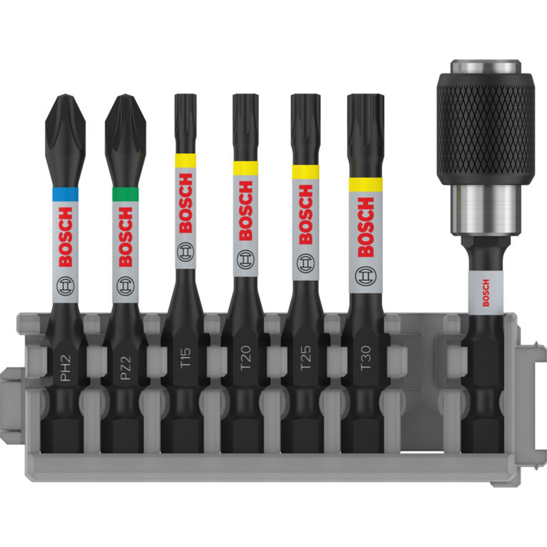 PRO Impact Set mit Quick Change-Bithalter und Pick and Click-Einsätzen, 8-tlg.
