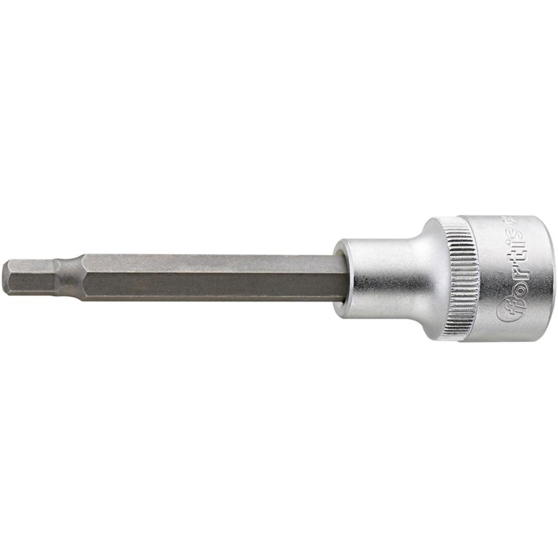 Steckschlüsseleinsatz 1/2" Innensechskant 6x100mm FORTIS