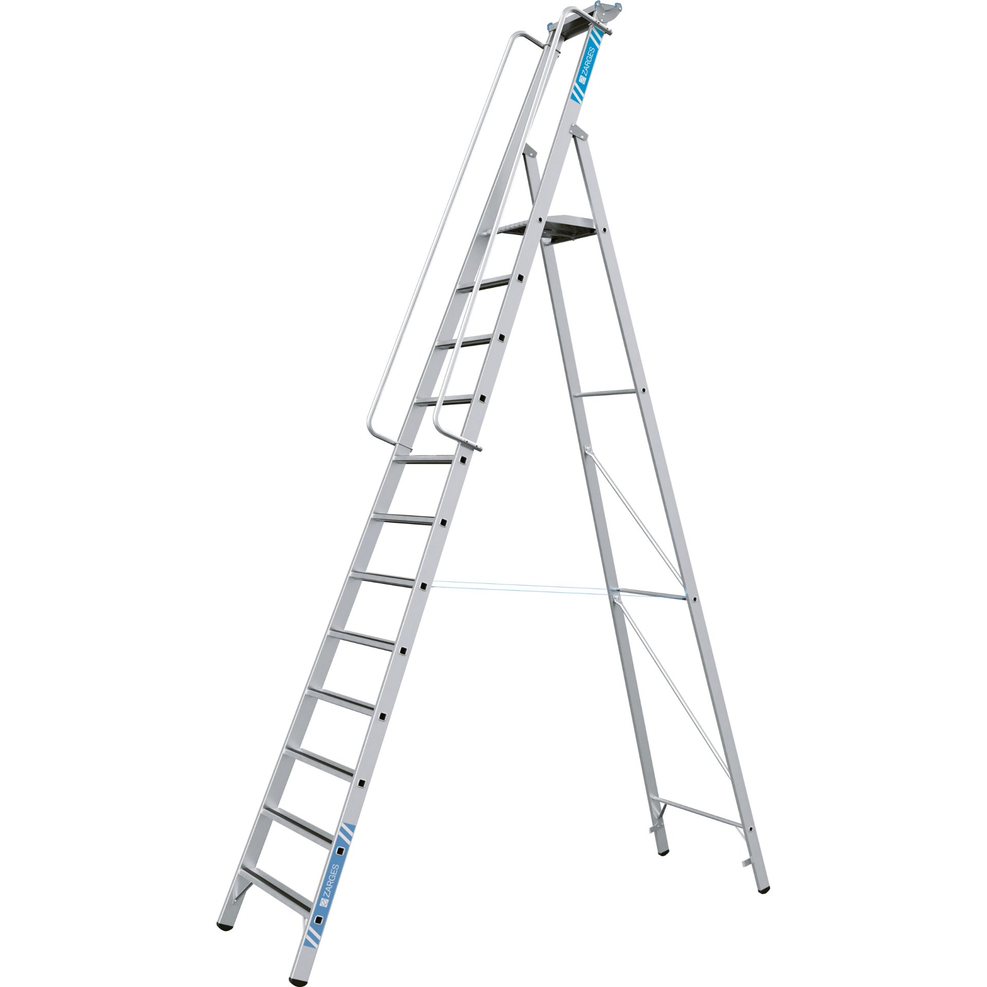 Meistertritt S - LM-Stehleiter m Plattform 12 Stufen