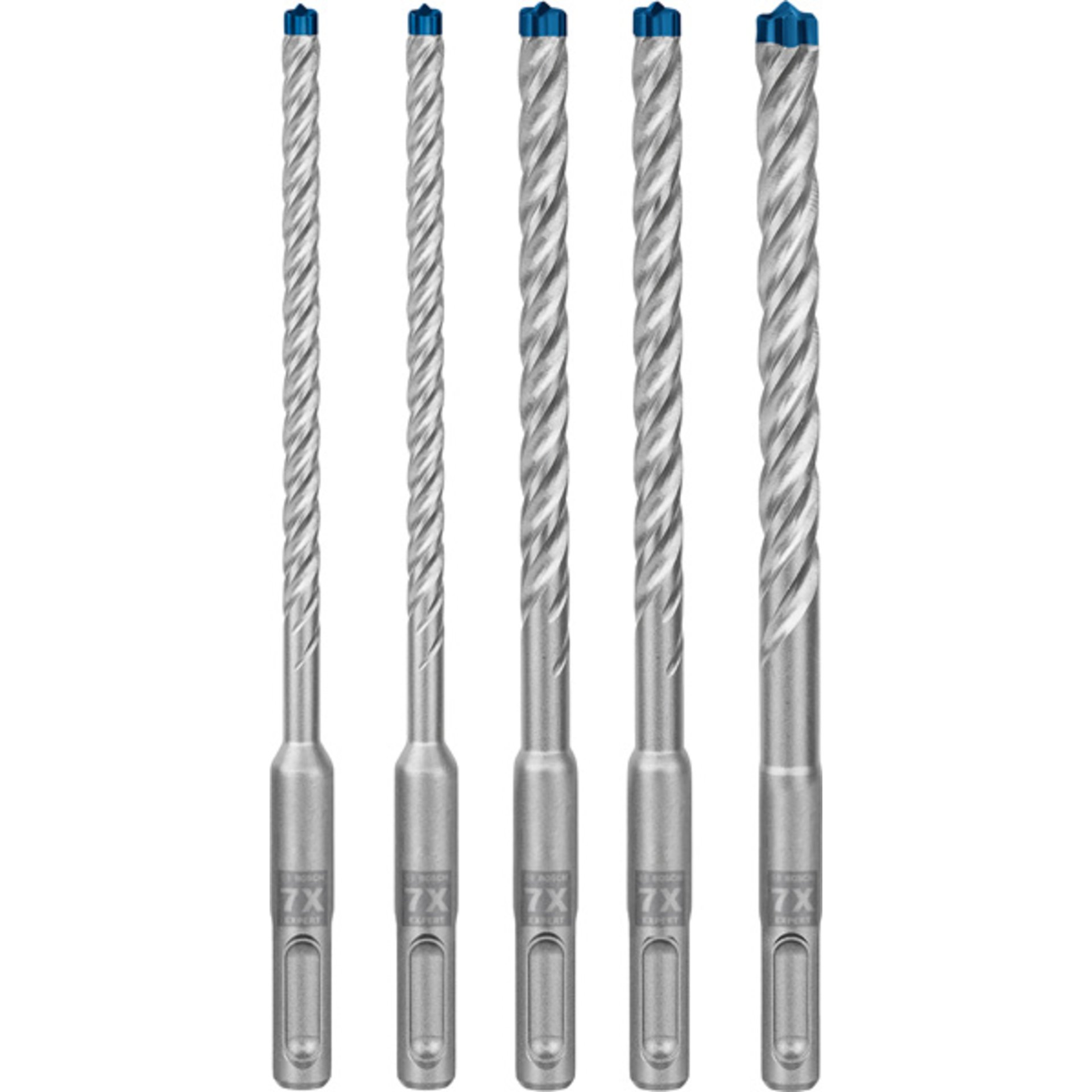 EXPERT SDS plus-7X Hammerbohrer-Set, 6/6/8/8/10x100x165 mm, 5-tlg.