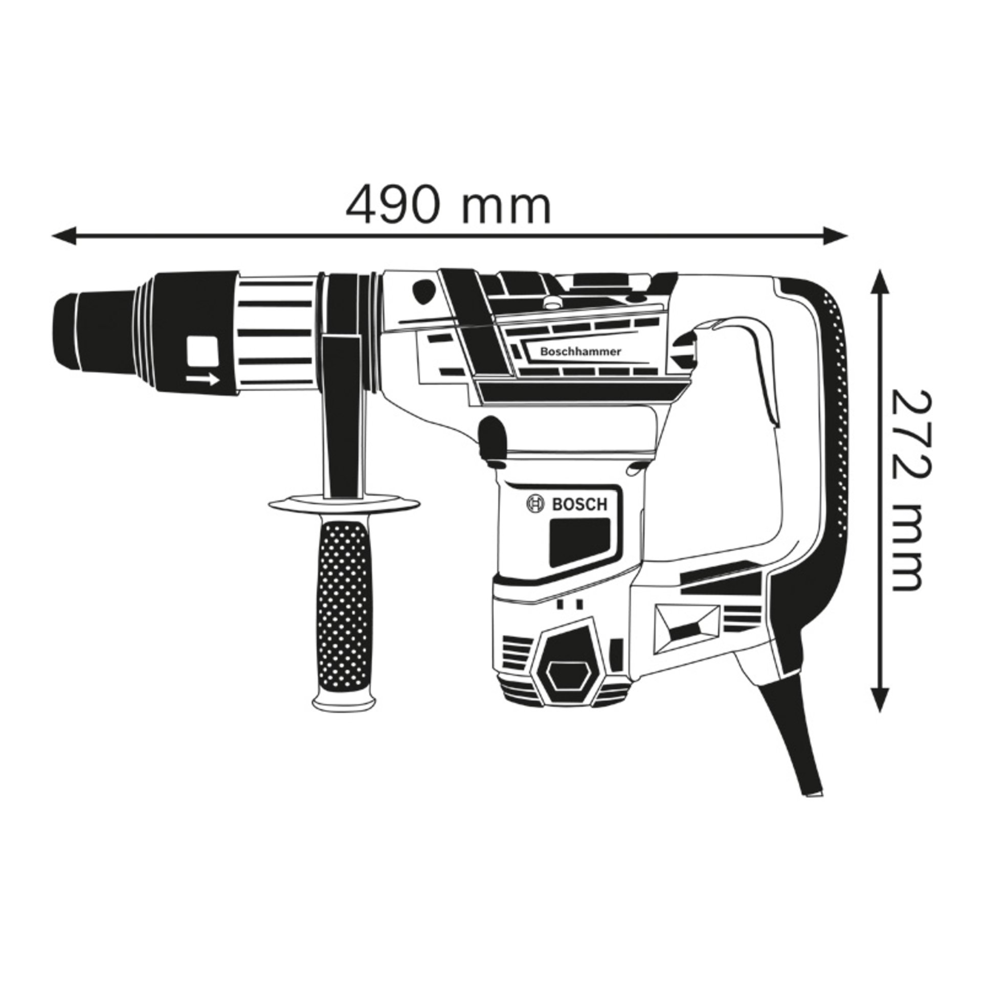 Bohrhammer mit SDS max GBH 5-40 D