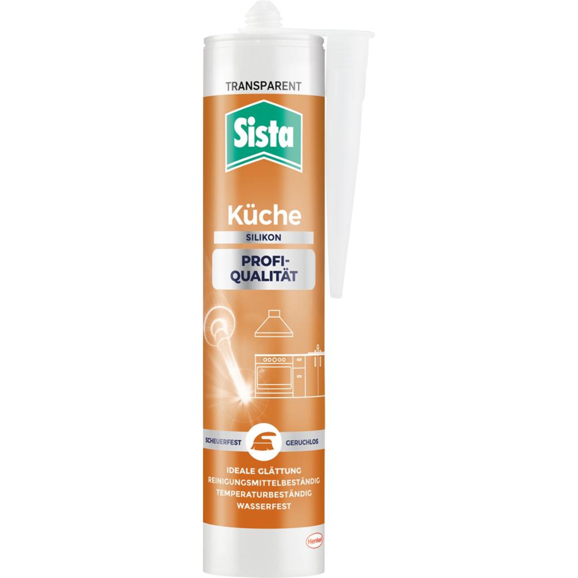 Sista Küche Silikon 280 ml, transparent