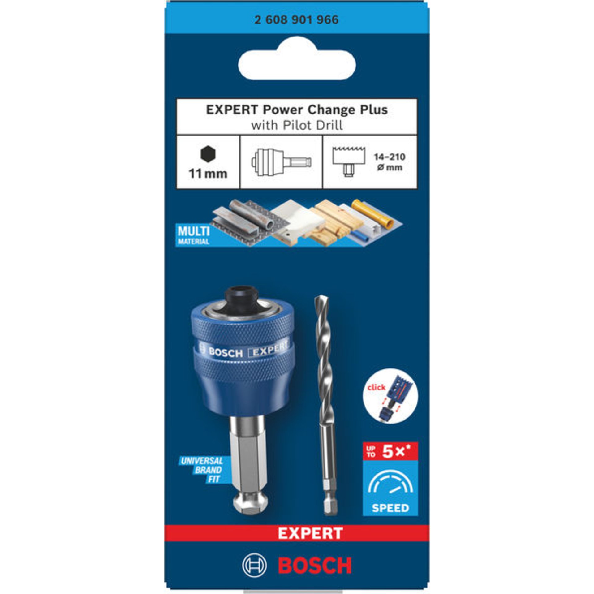 EXPERT Power Change Plus mit Zentrierbohrer, Ø7,5 x 60 x 105 mm, 2-tlg.