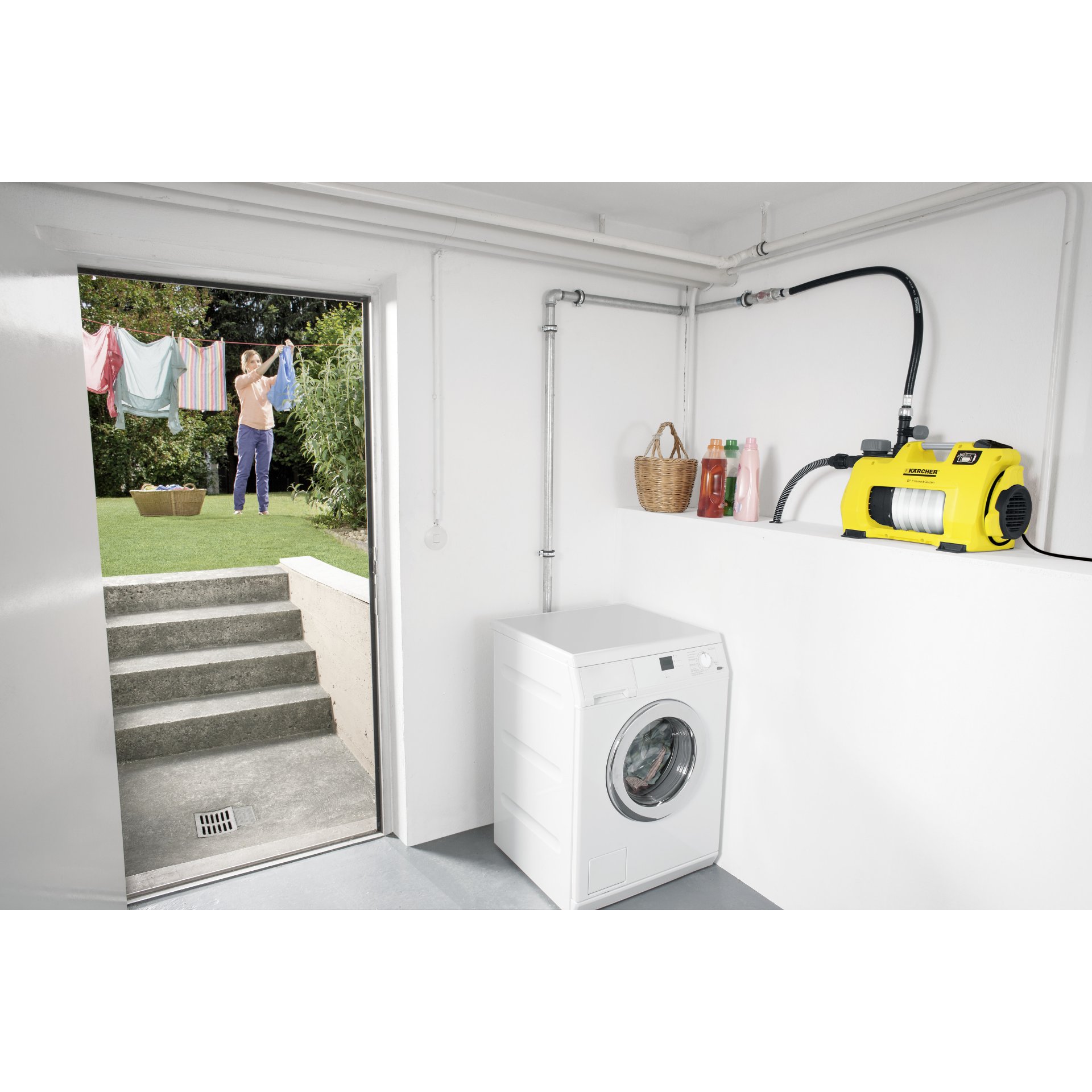 Kärcher Anschlussadapter für Pumpen (axial/radial), G1