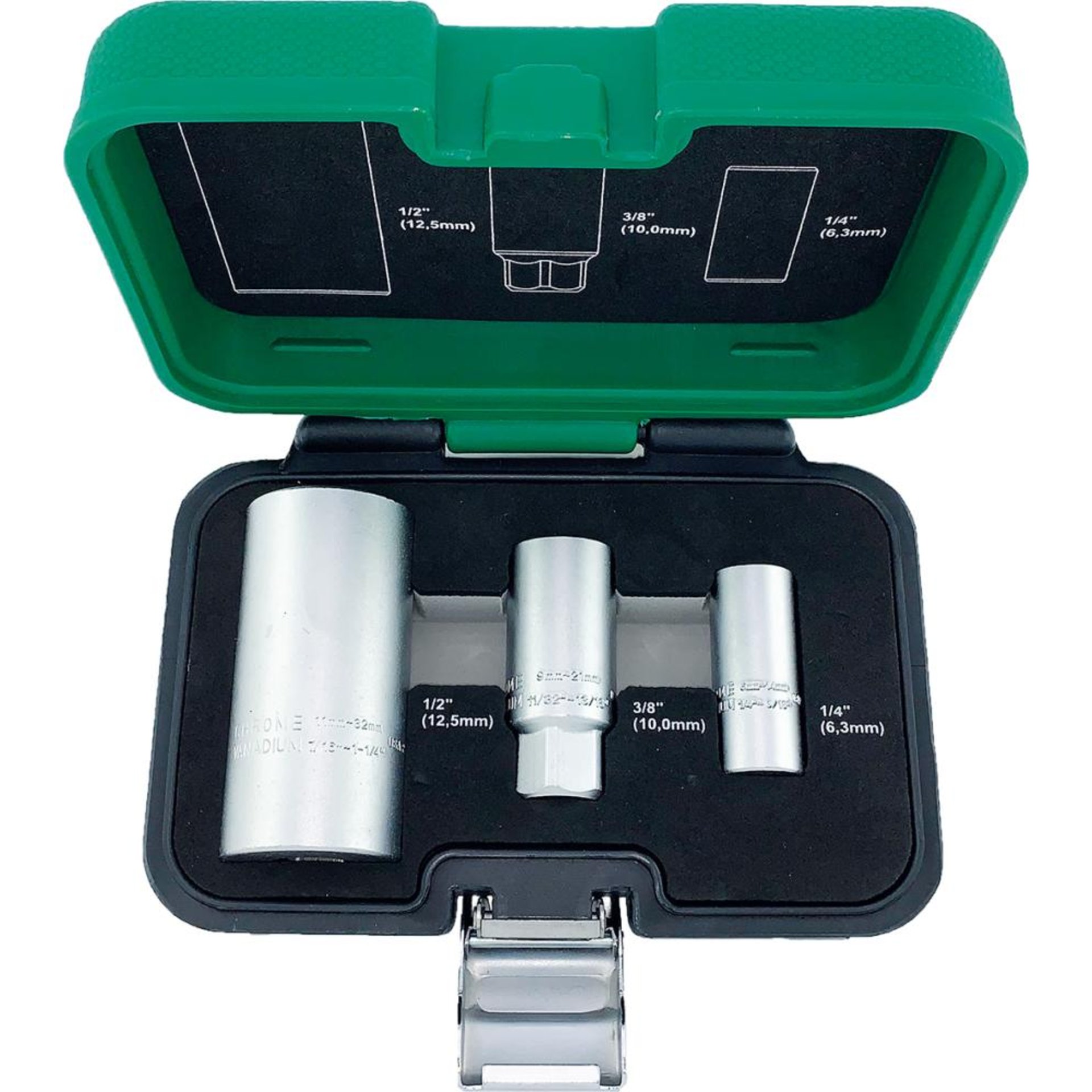 Univ.-Steckschl.-Einsatz 3tlg. 6-32mm FORTIS