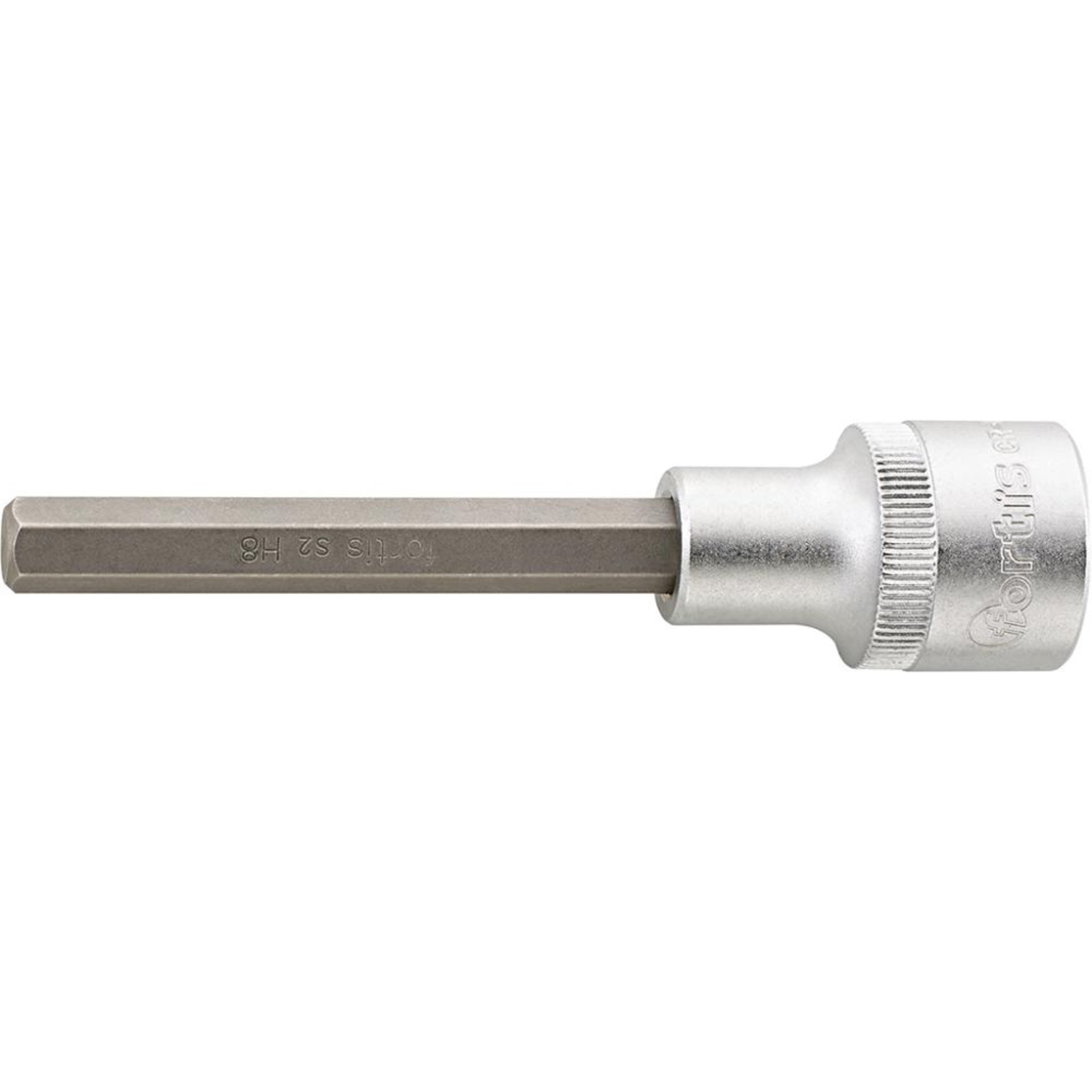 Steckschlüsseleinsatz 1/2" Innensechskant 8x100mm FORTIS