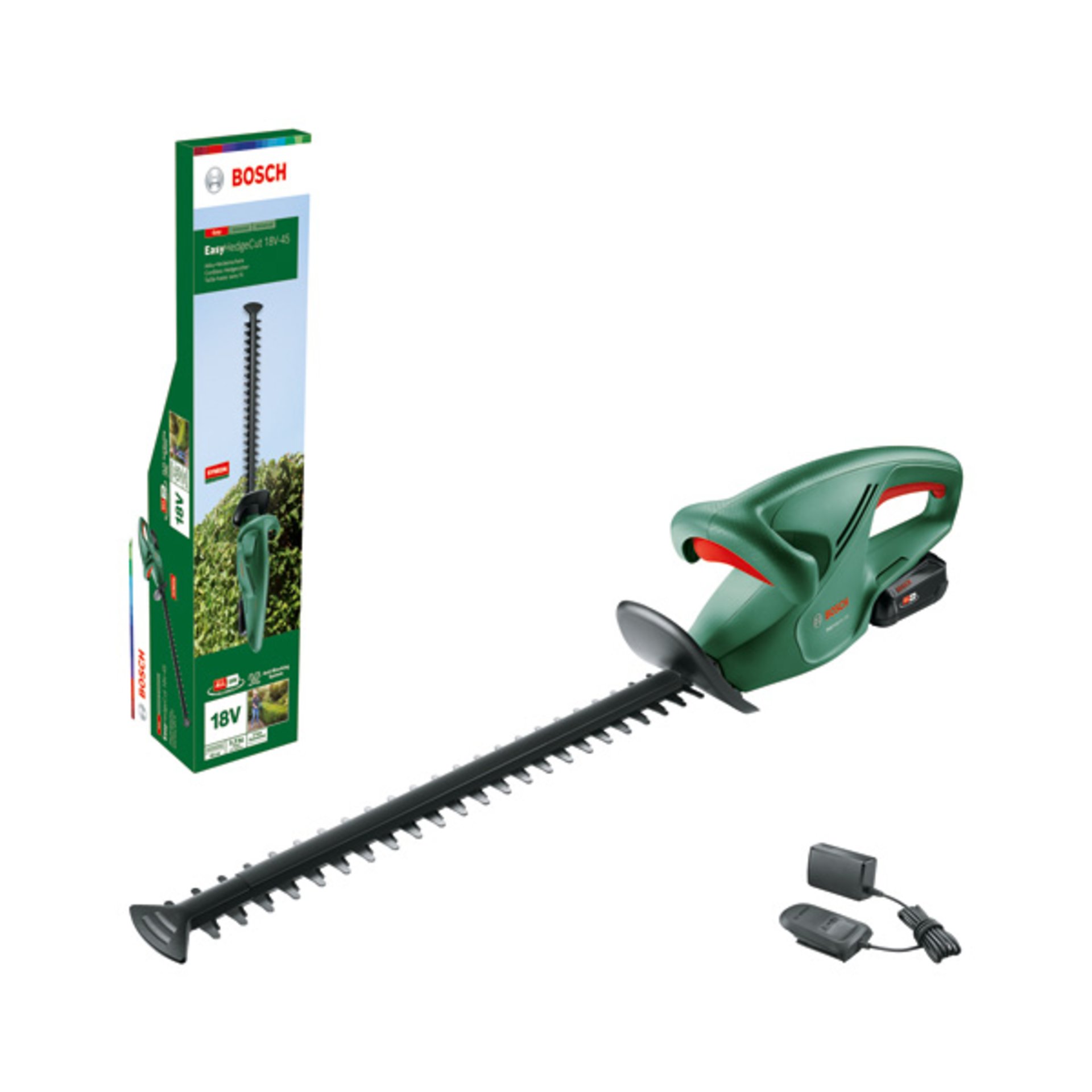 Akku-Heckenschere EasyHedgeCut 18-45, 1 x Akku PBA 18V 2.0Ah