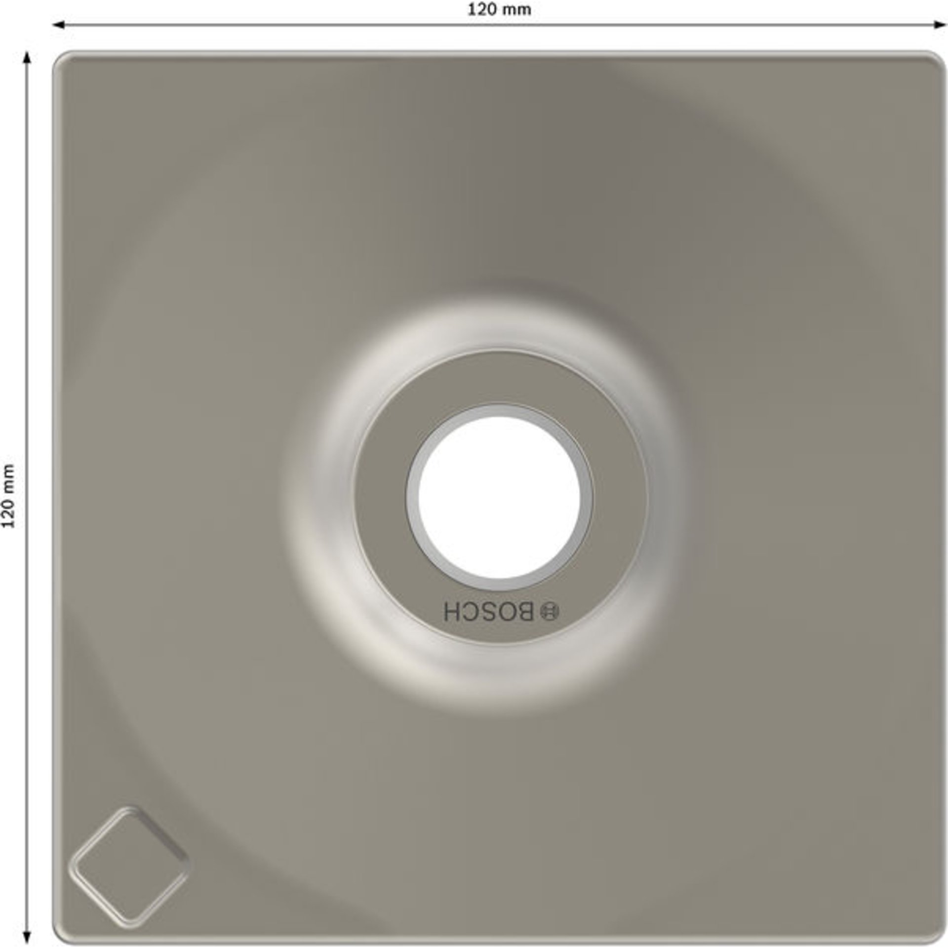 PRO SDS max Stampferplatte, 120 mm