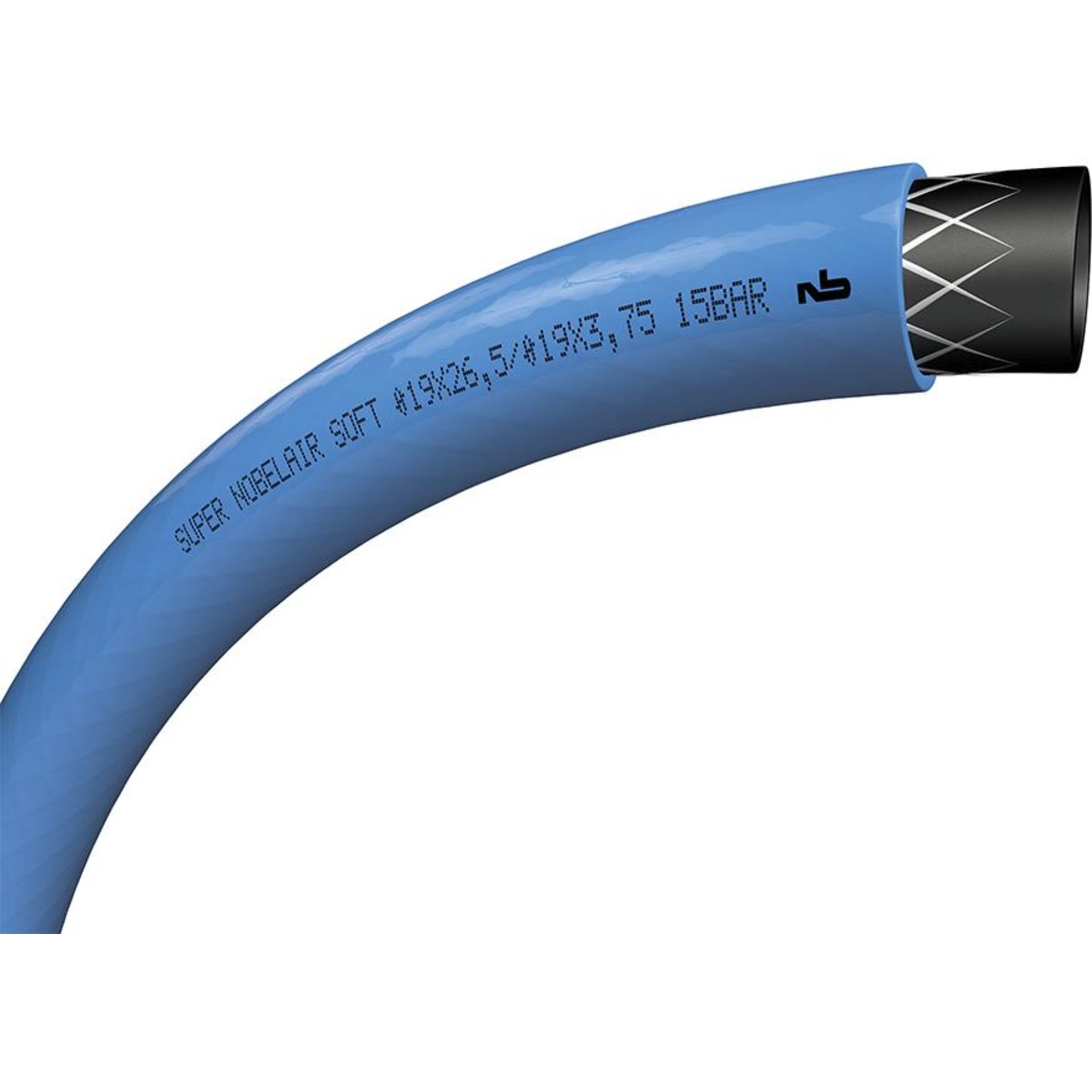 Druckluftschlauch Super Nobelair Soft, PVC 12,7x3,15mm, 25m Tricoflex