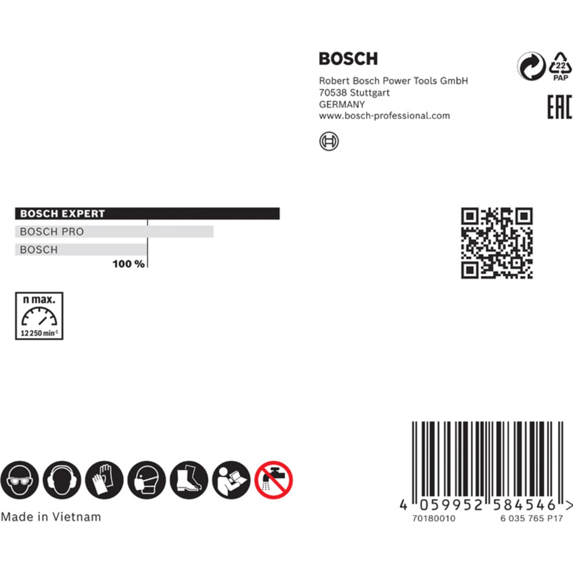 EXPERT Diamant Pipe Cut Trennscheibe, X-LOCK, 125x22,23 mm
