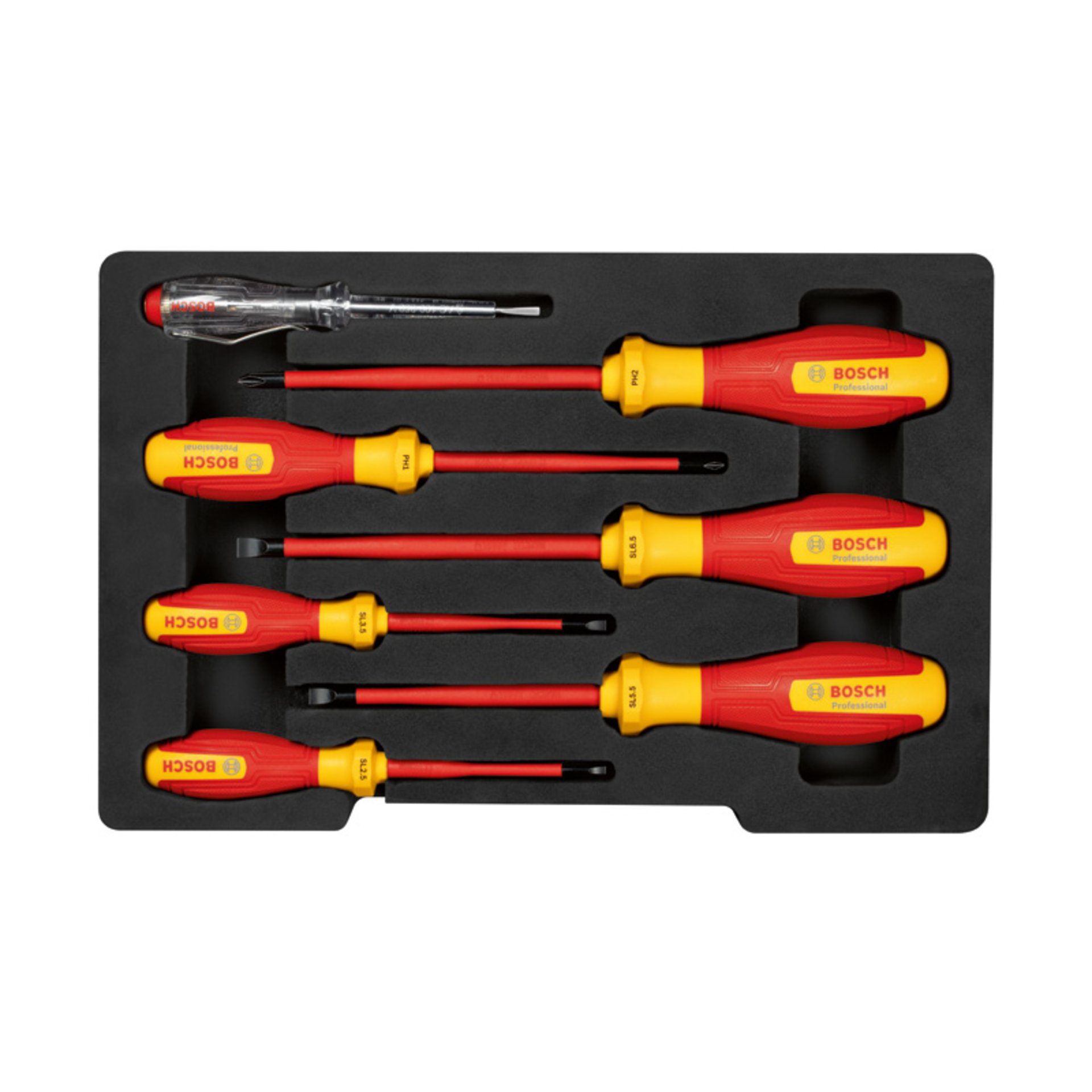 VDE Schraubendreher-Set, SL/PH, 7-teilig