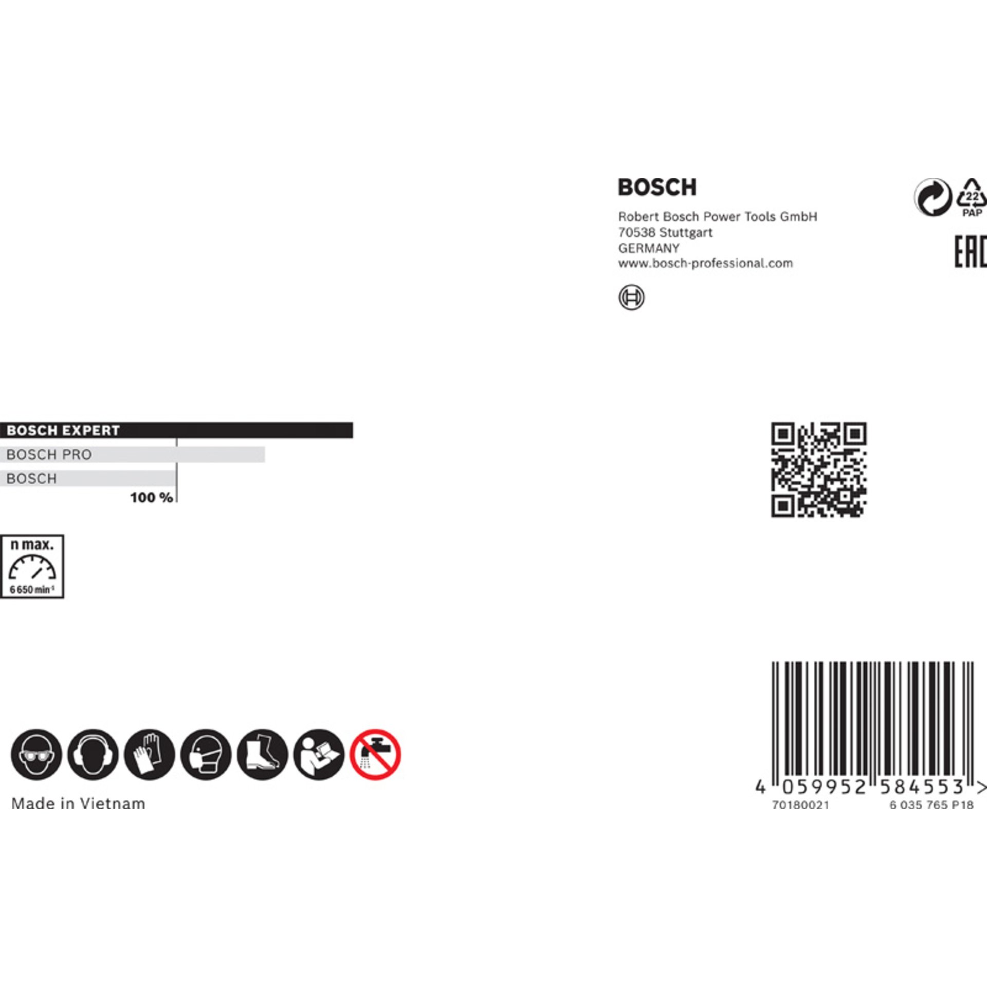 EXPERT Diamant Pipe Cut Trennscheibe, 230x22,32 mm