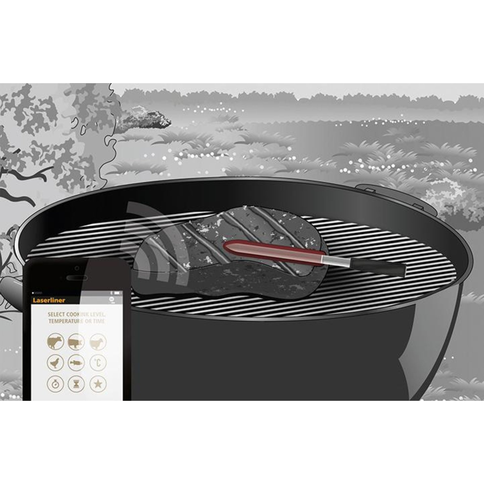 Thermometer Thermo-Control Air Laserliner