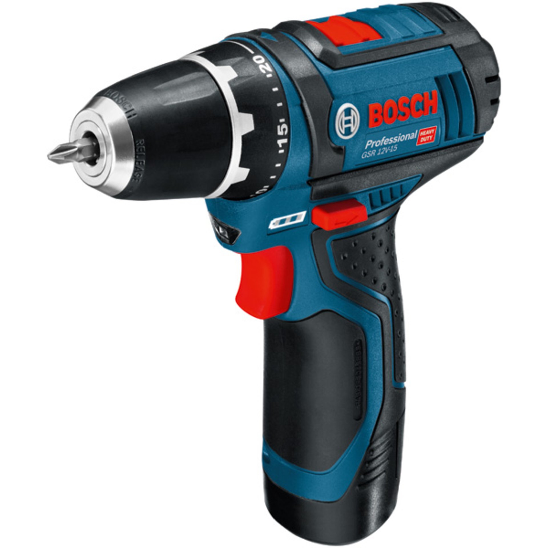 Combo Kit Set mit 2 12V-Werkzeugen: GSR 12V-15/GWS 12V-76, 2x Akku GBA 12V 2.0Ah