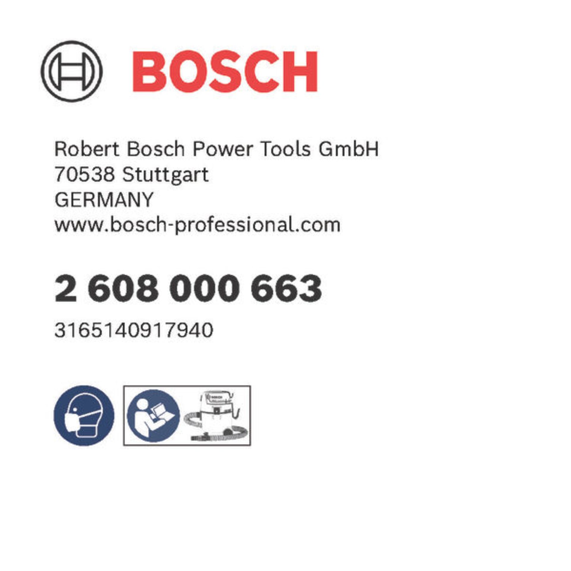 Filter, passend zu: GAS 18V-10 L Professional
