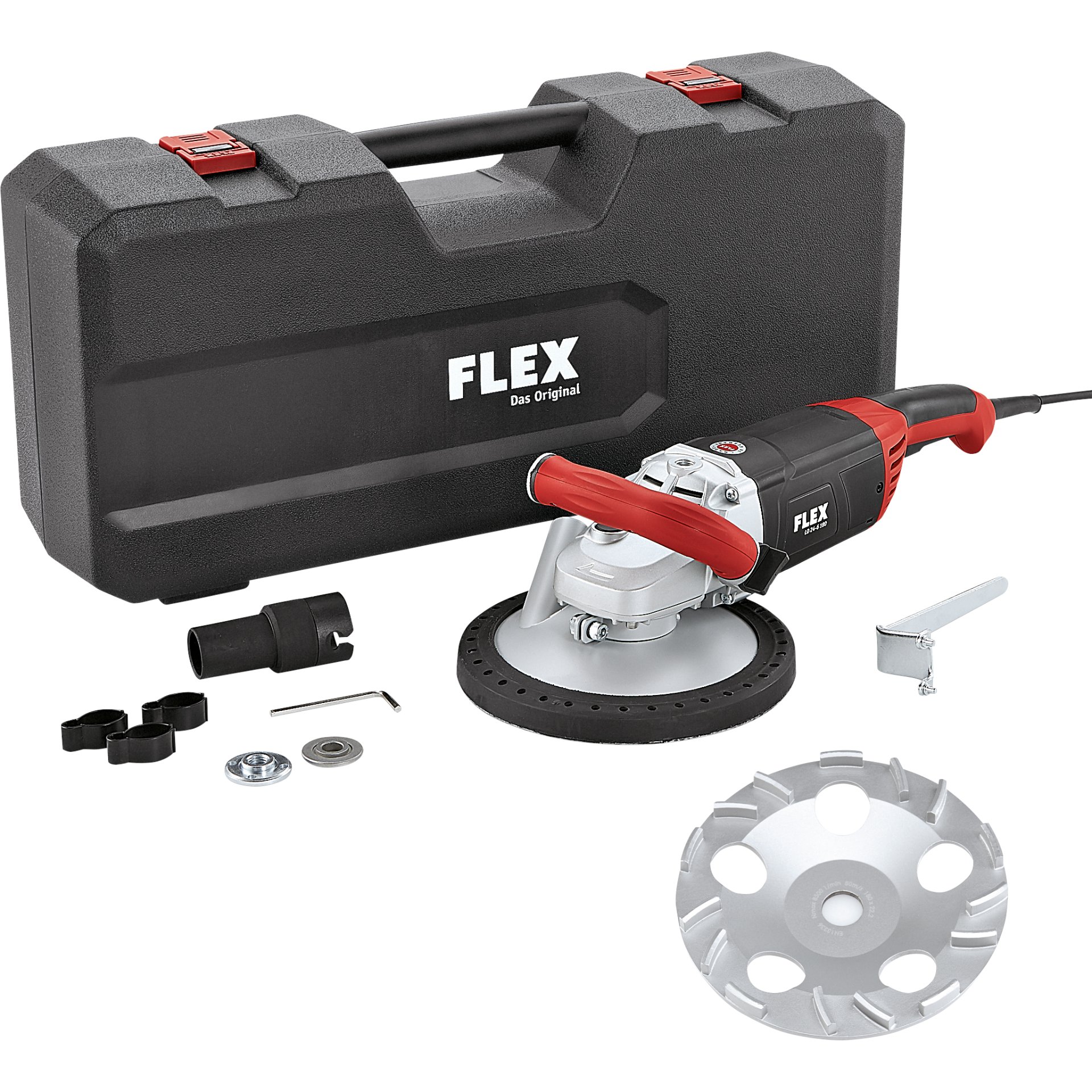 Sanierungsschleifer für Flächen, 180 mm LD 24-6 180, Kit TH-Jet