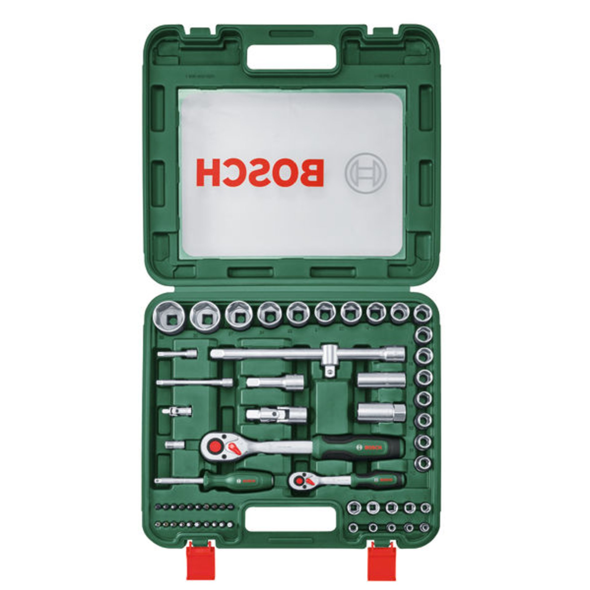 Handwerkzeuge 1/4"- + 1/2"-Ratschen-Set 60-teilig
