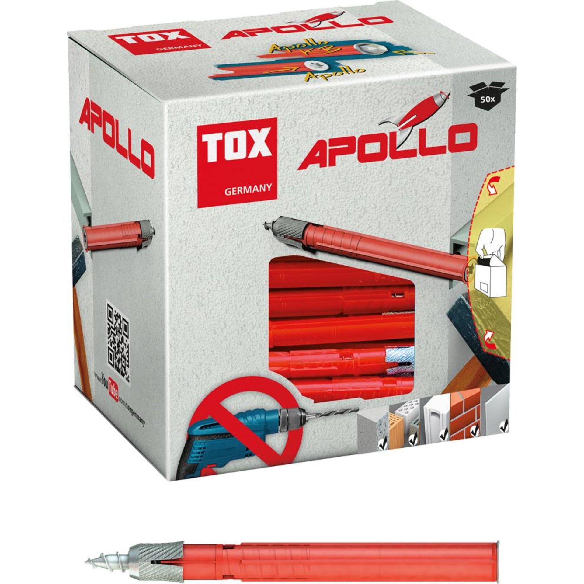TOX Allzweck-Rahmendübel Apollo 8/100 KT