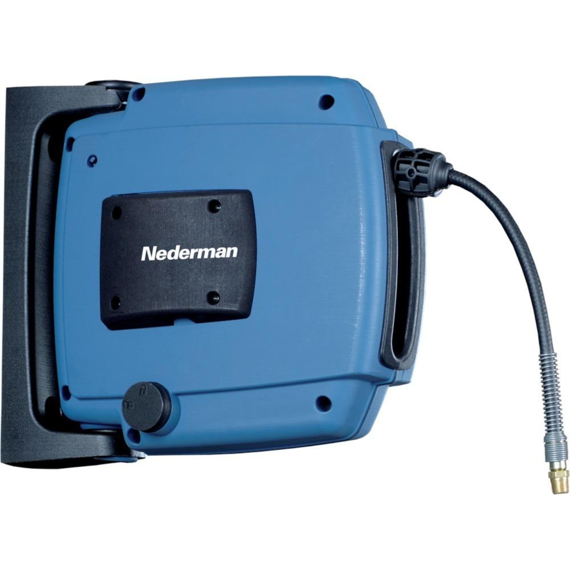 Schlauchaufroller H20 für Luft inkl 12m-Schlauch Ø6mm, AG G1/4", Nederman