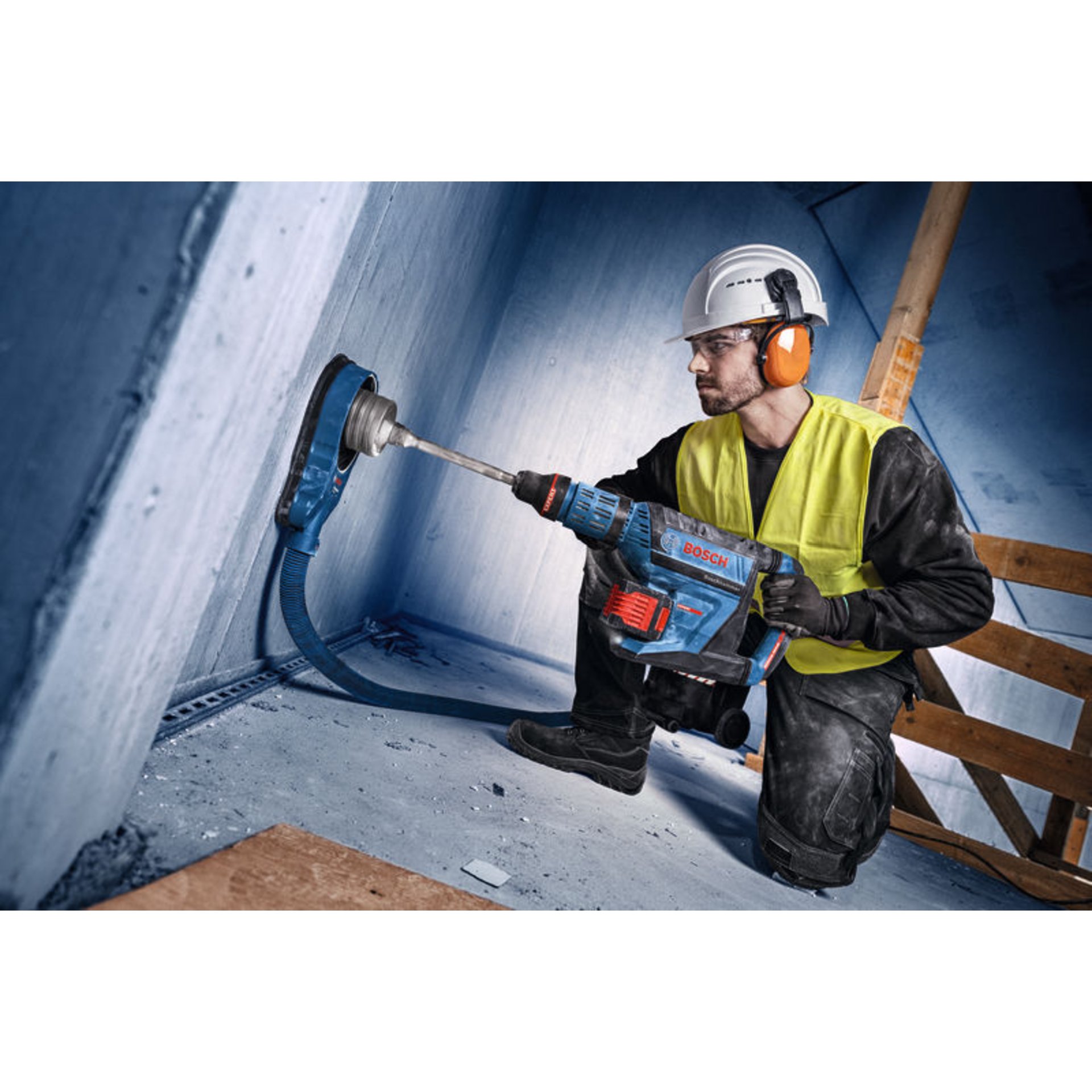 Akku-Bohrhammer mit SDS max EXBH18V-45, XL-BOXX