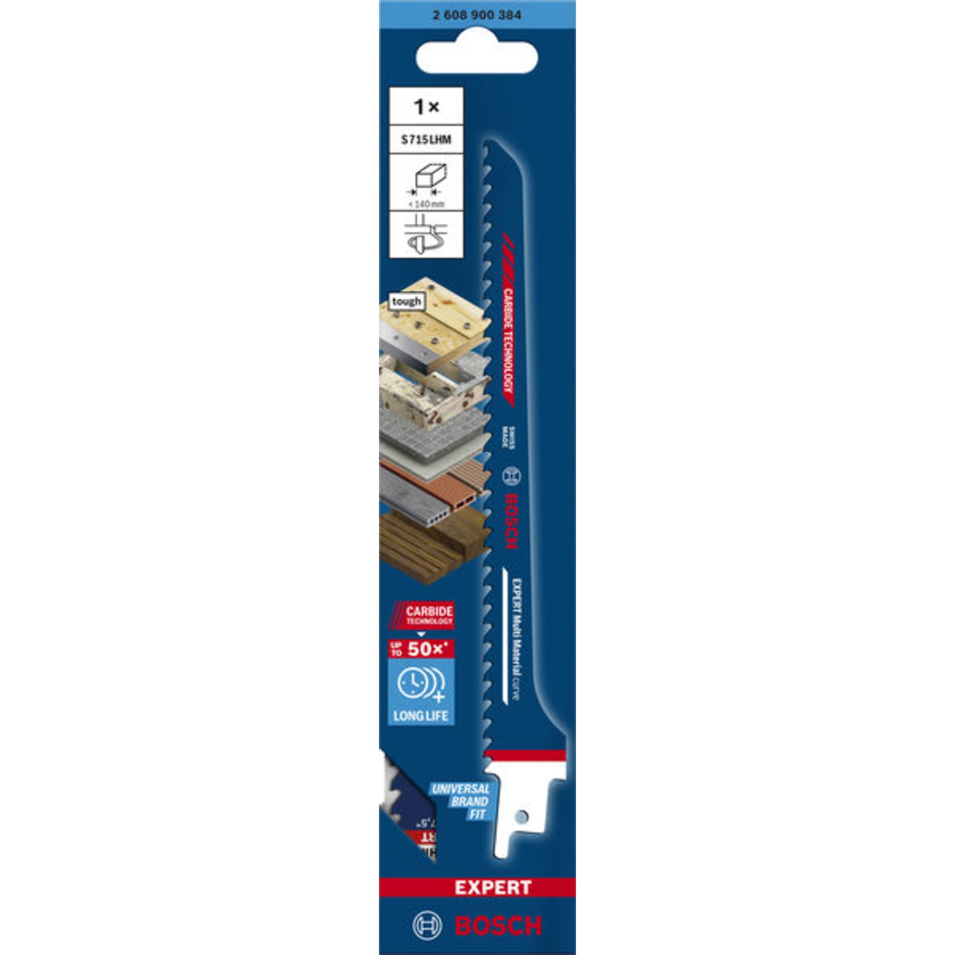 EXPERT Multi Material curve S 715 LHM Säbelsägeblatt