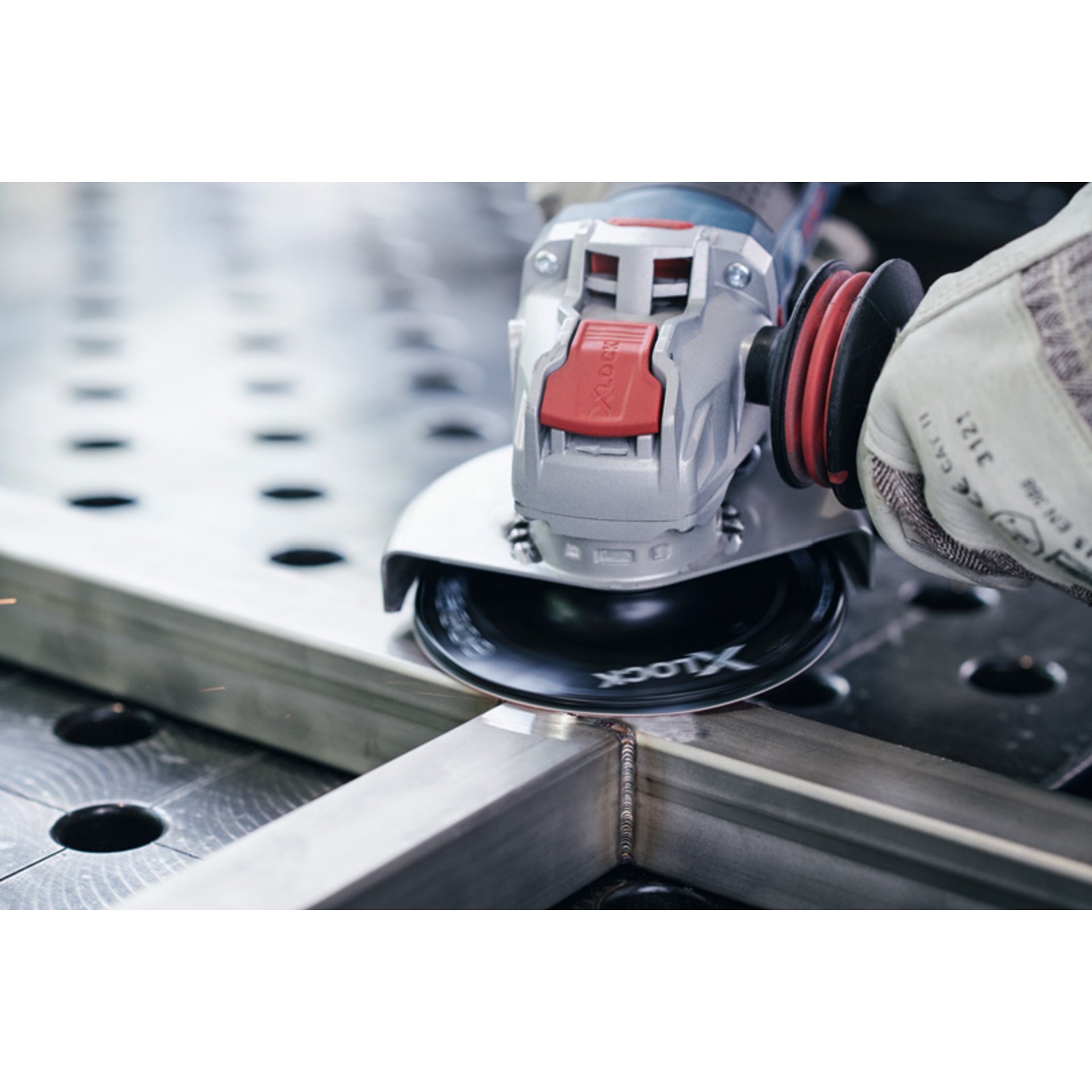 EXPERT for Metal Fiberschleifscheibe R444, 115mm, K36/60/80/120, X-LOCK, 12 Stk