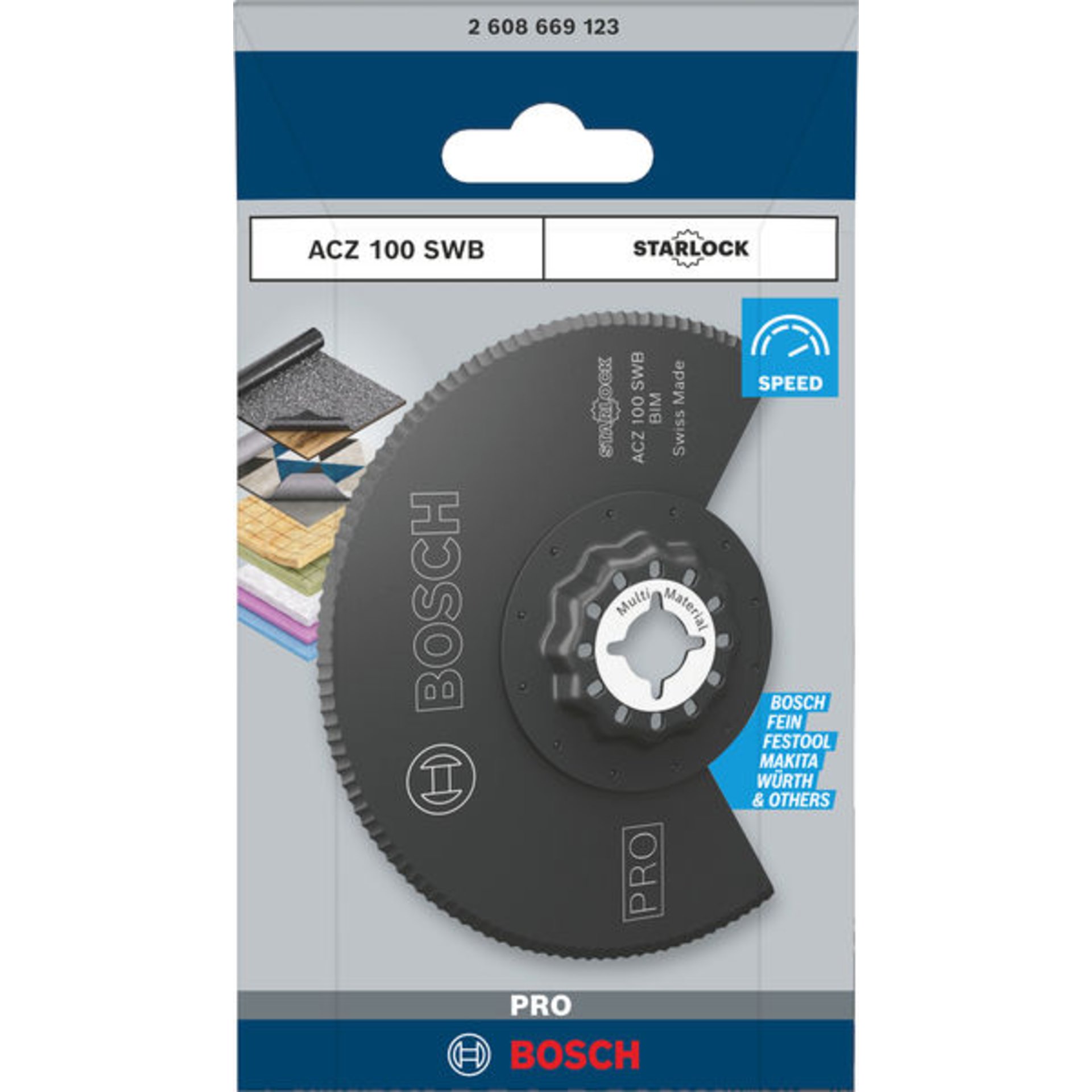 PRO ACZ 100 SWB Blatt für Multifunktionswerkzeuge, 100 mm