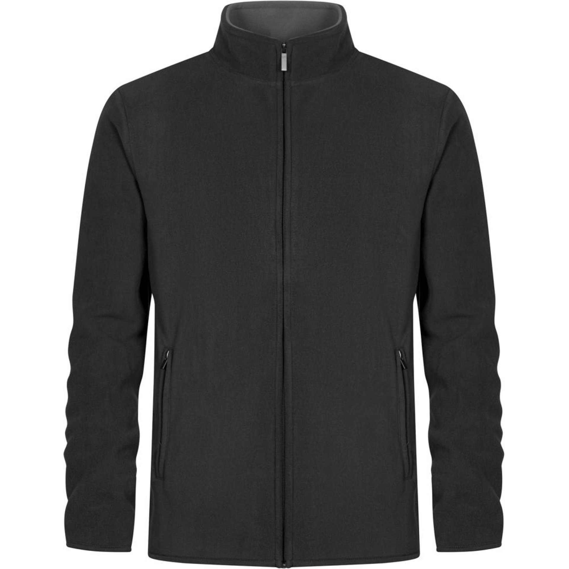 Fleecejacke, charcoal-grey, Gr.2XL
