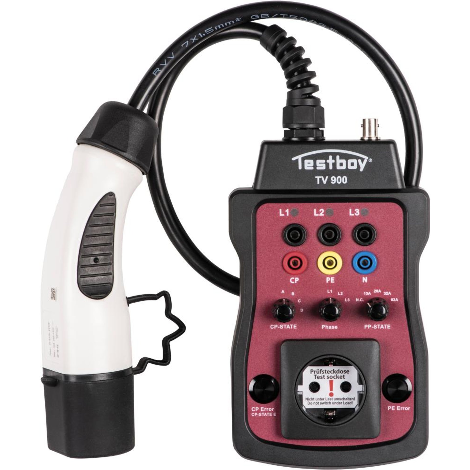 Ladesäulenadapter TV900 TESTBOY