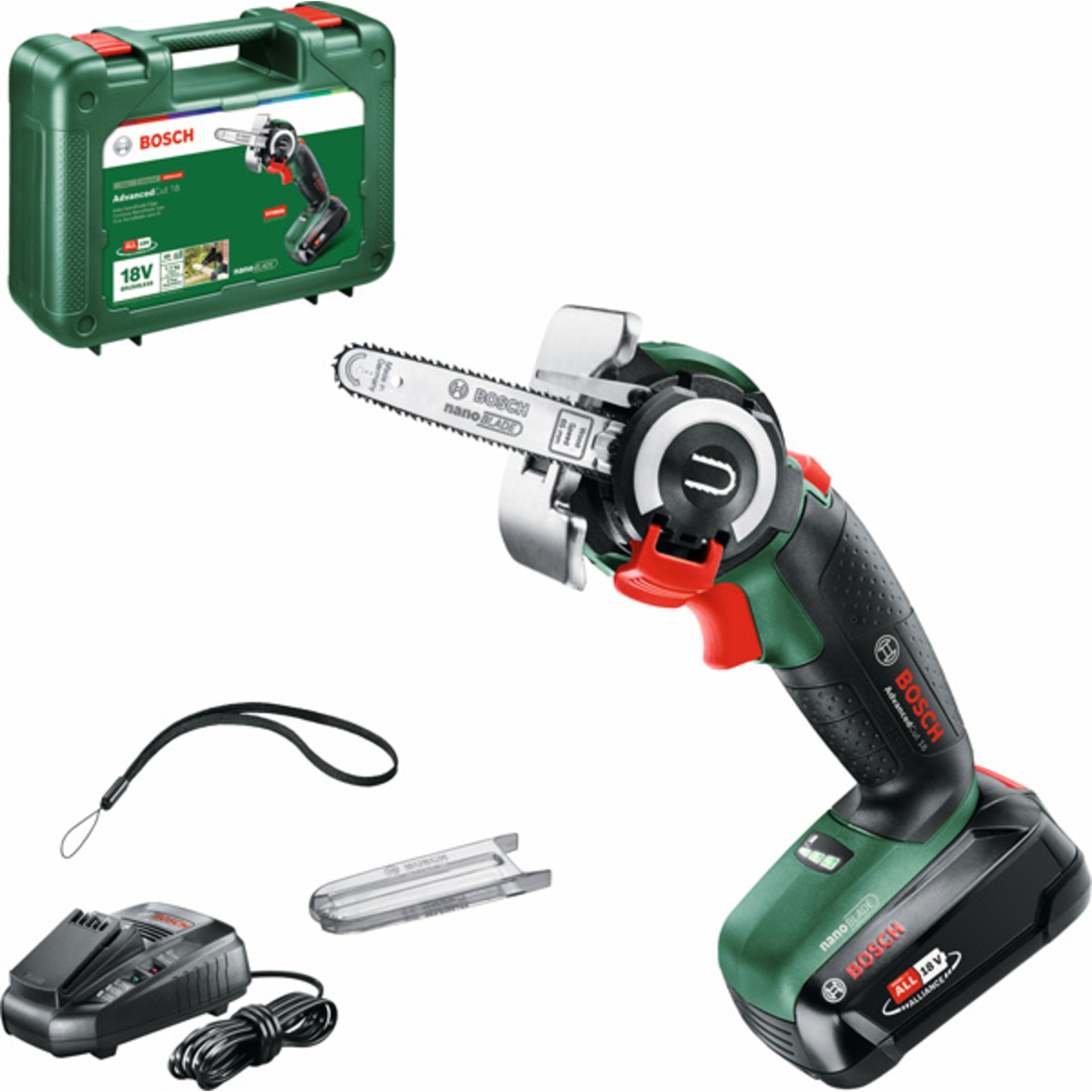 Akku-Säge AdvancedCut 18 mit NanoBlade-Technologie, 1 x PBA 18V 2.5 Ah Akku