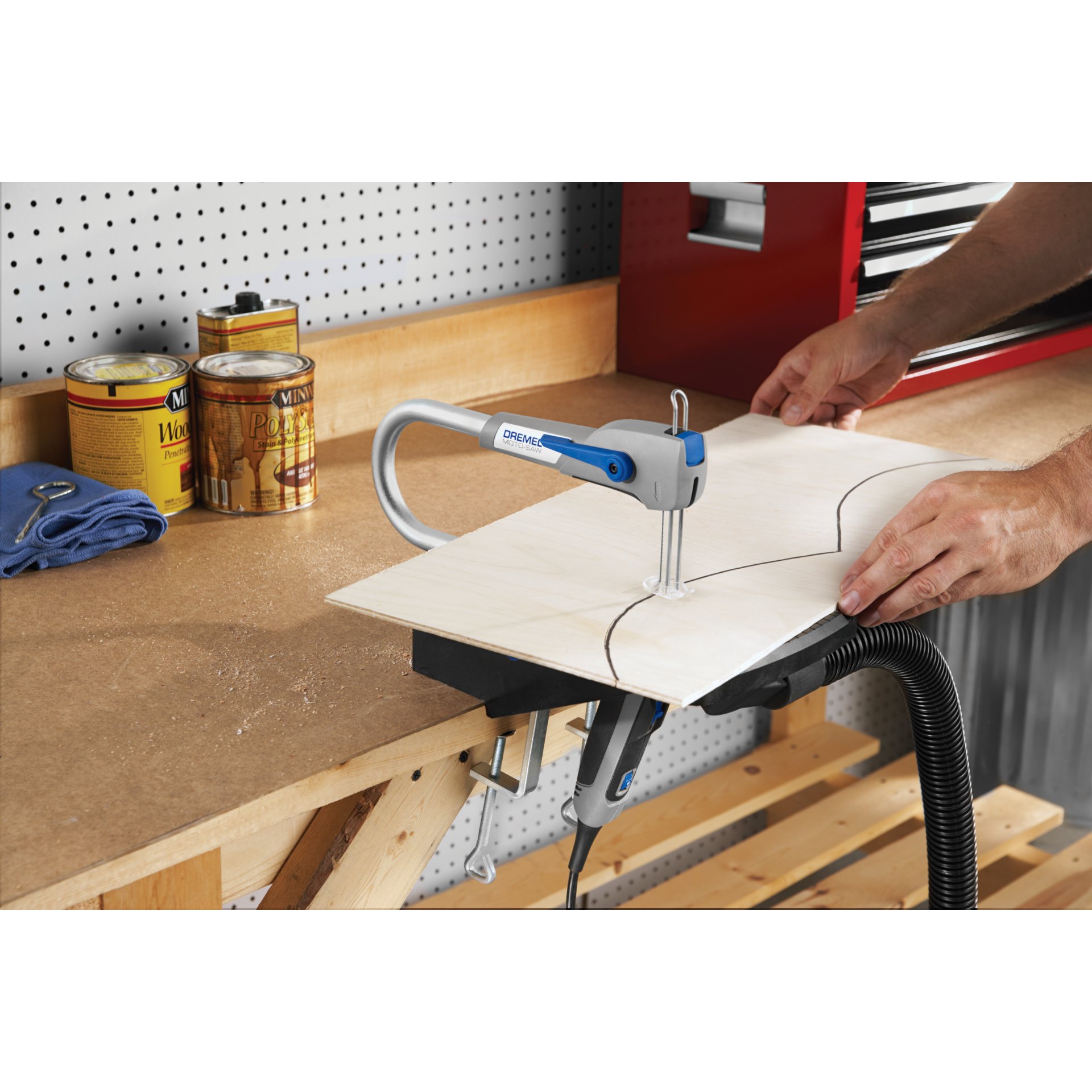 DREMEL® Moto-Saw MS20-1/5 2in1 Dekupiersäge mit 1 Vorsatzgerät, 5 Zubehöre
