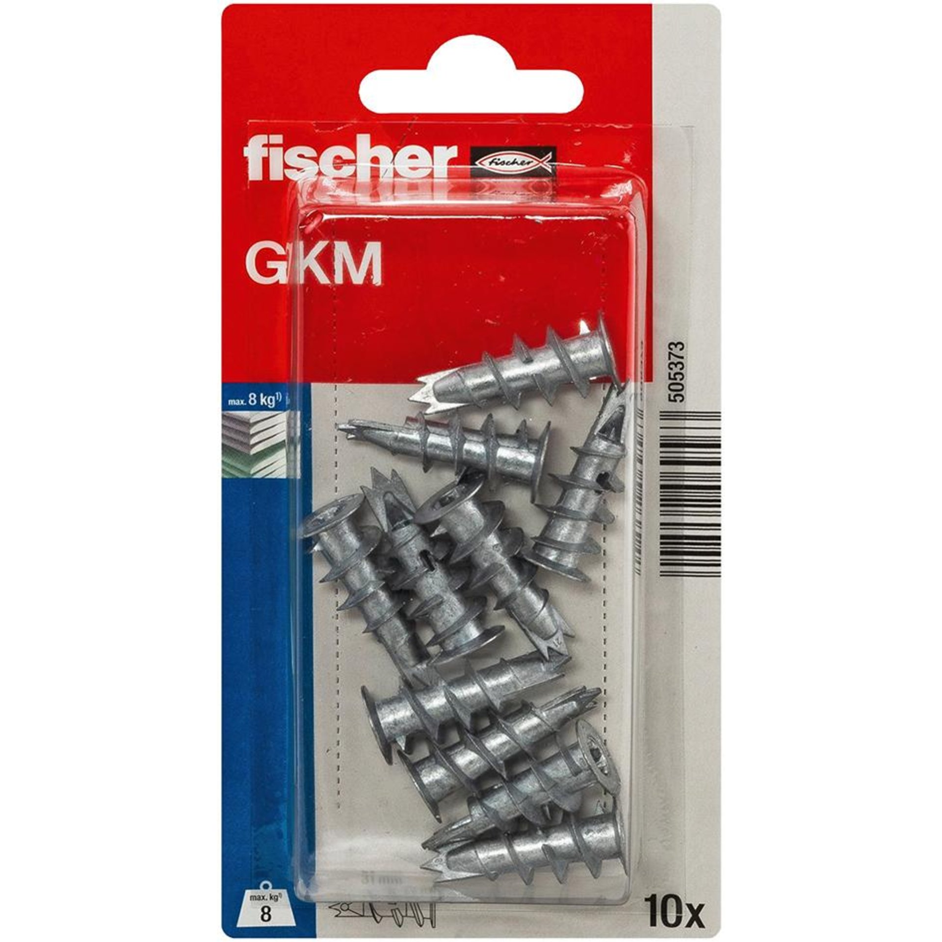 fischer Gipskartondübel Metall GKM K(10)