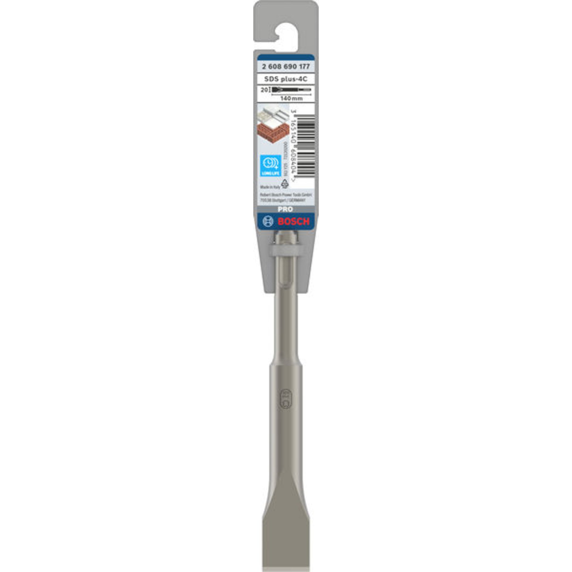 PRO SDS plus-4C Flachmeißel, 20 x 140 mm