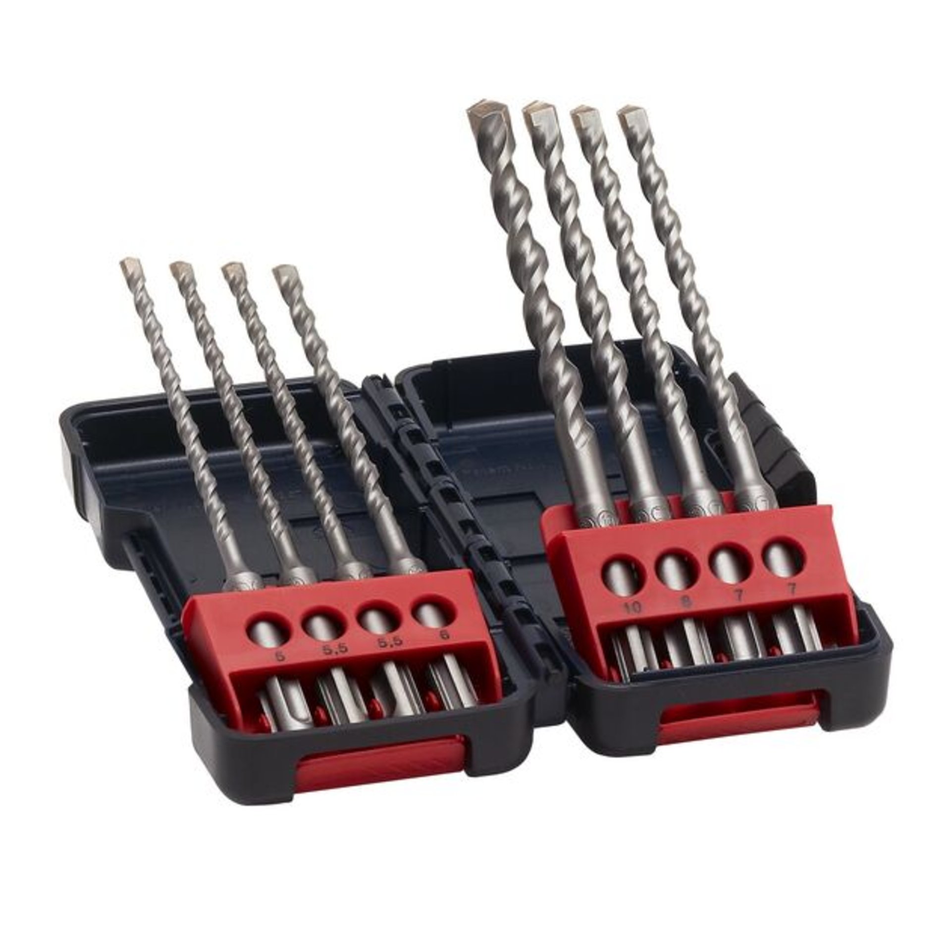 Hammerbohrer-Set B8 in Tough Box, 5-10 mm