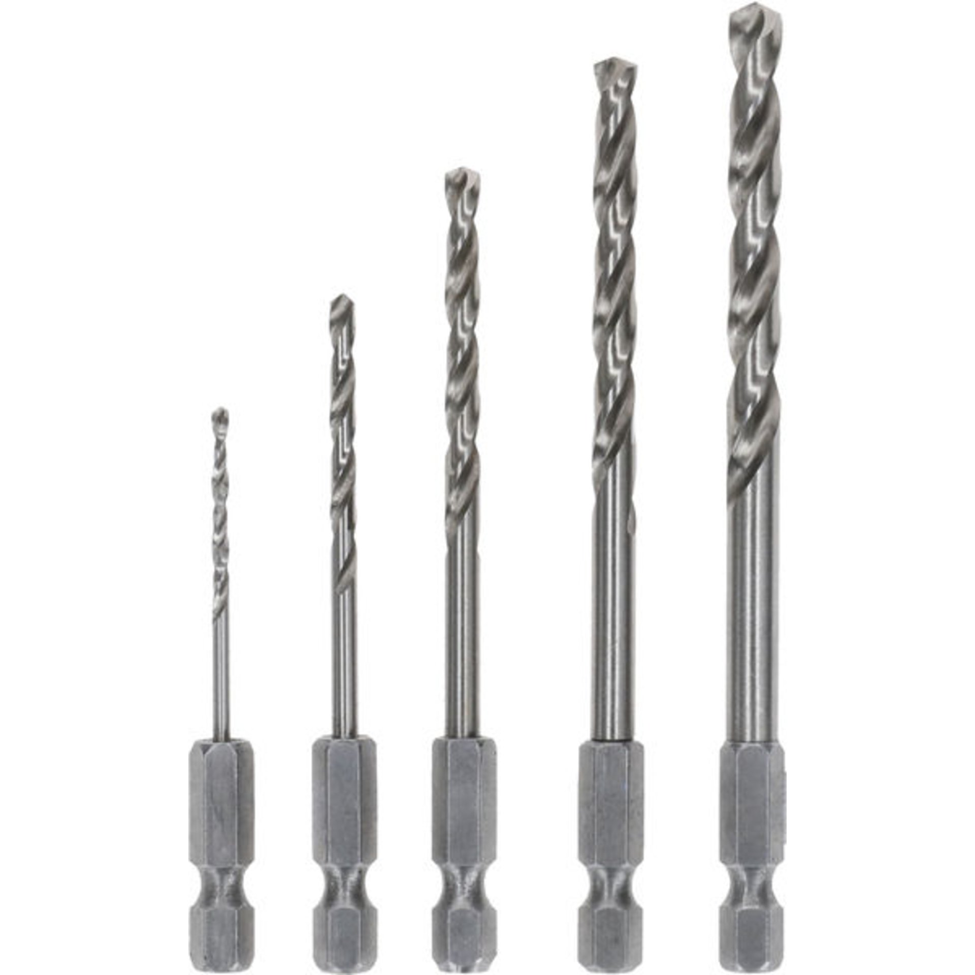 PRO Metal HSS-G Hex Spiralbohrer Set, 5-tlg.