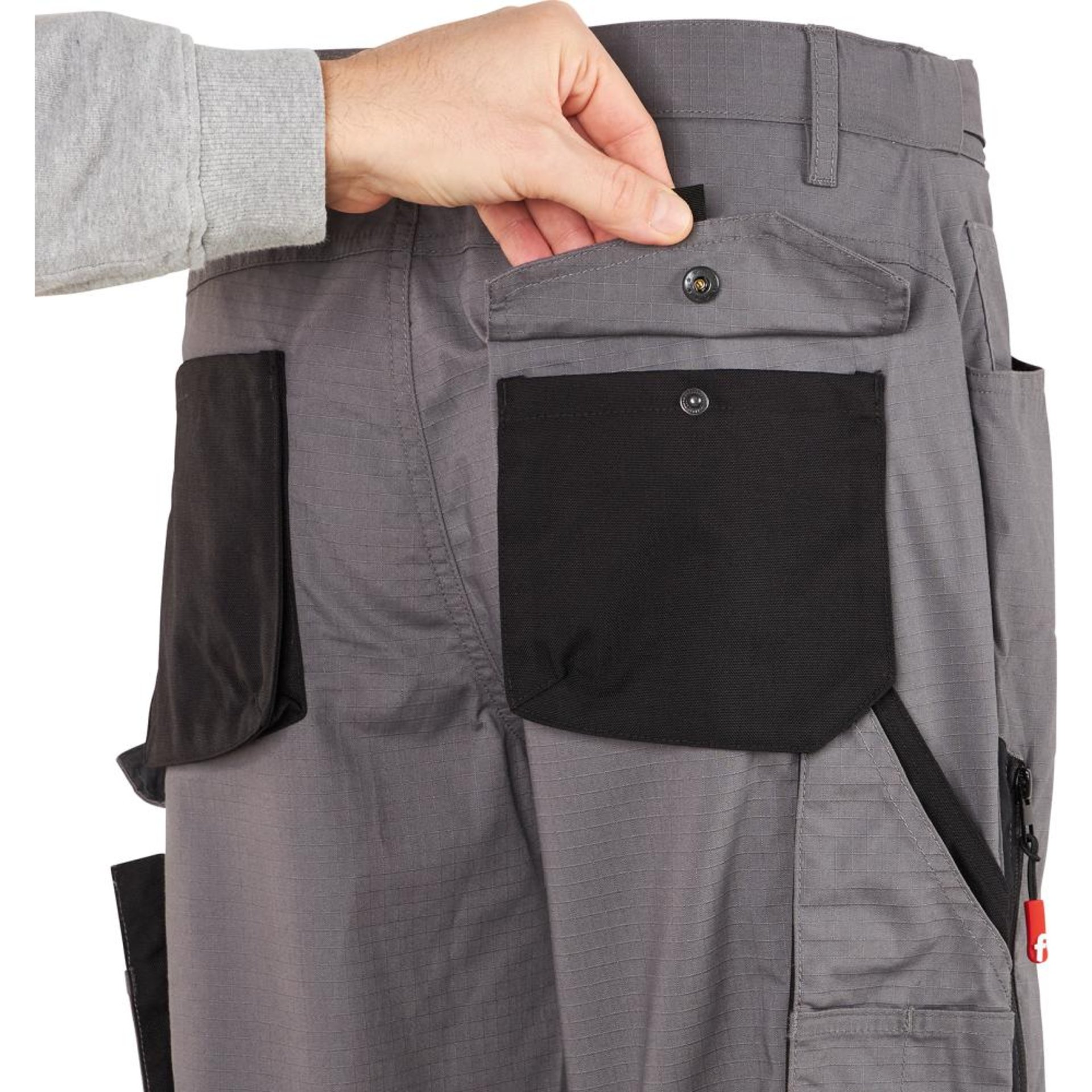 D-Bundhose Performance grau/schwarz Gr. 32 FORTIS