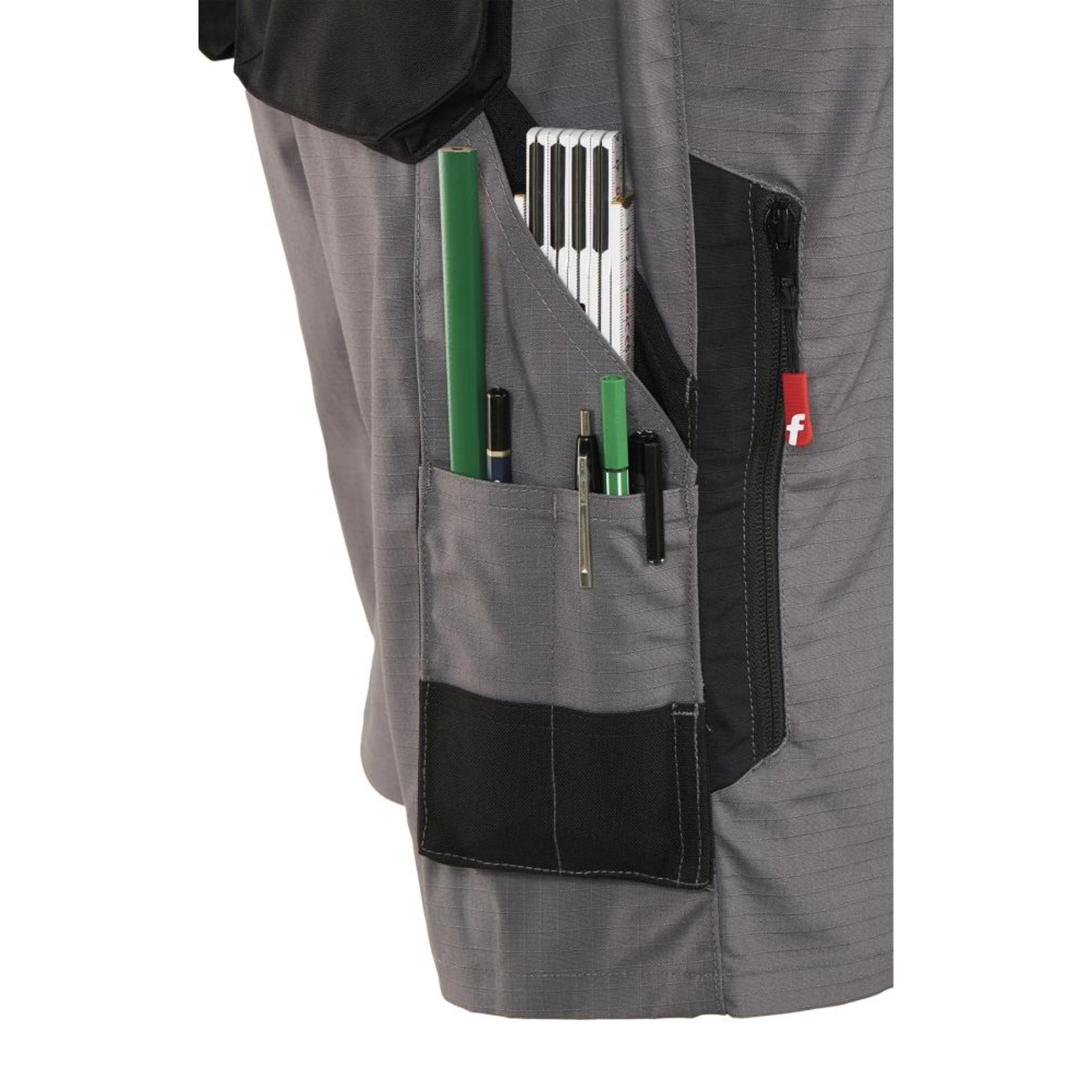 H-Bermuda Performance grau/schwarz Gr. 42 FORTIS