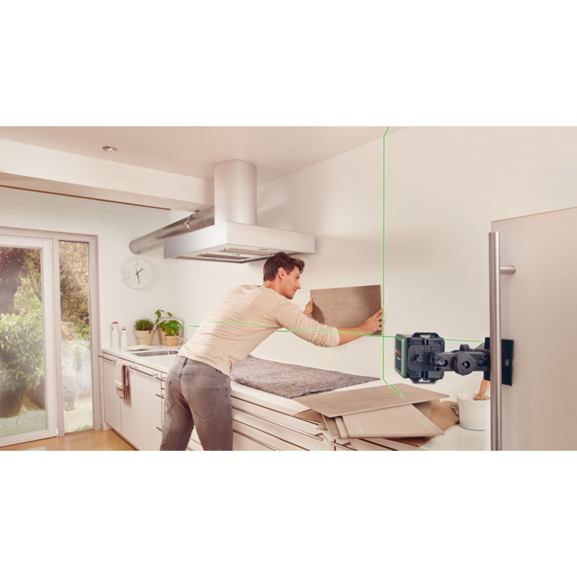 Kreuzlinien-Laser Quigo Green Set