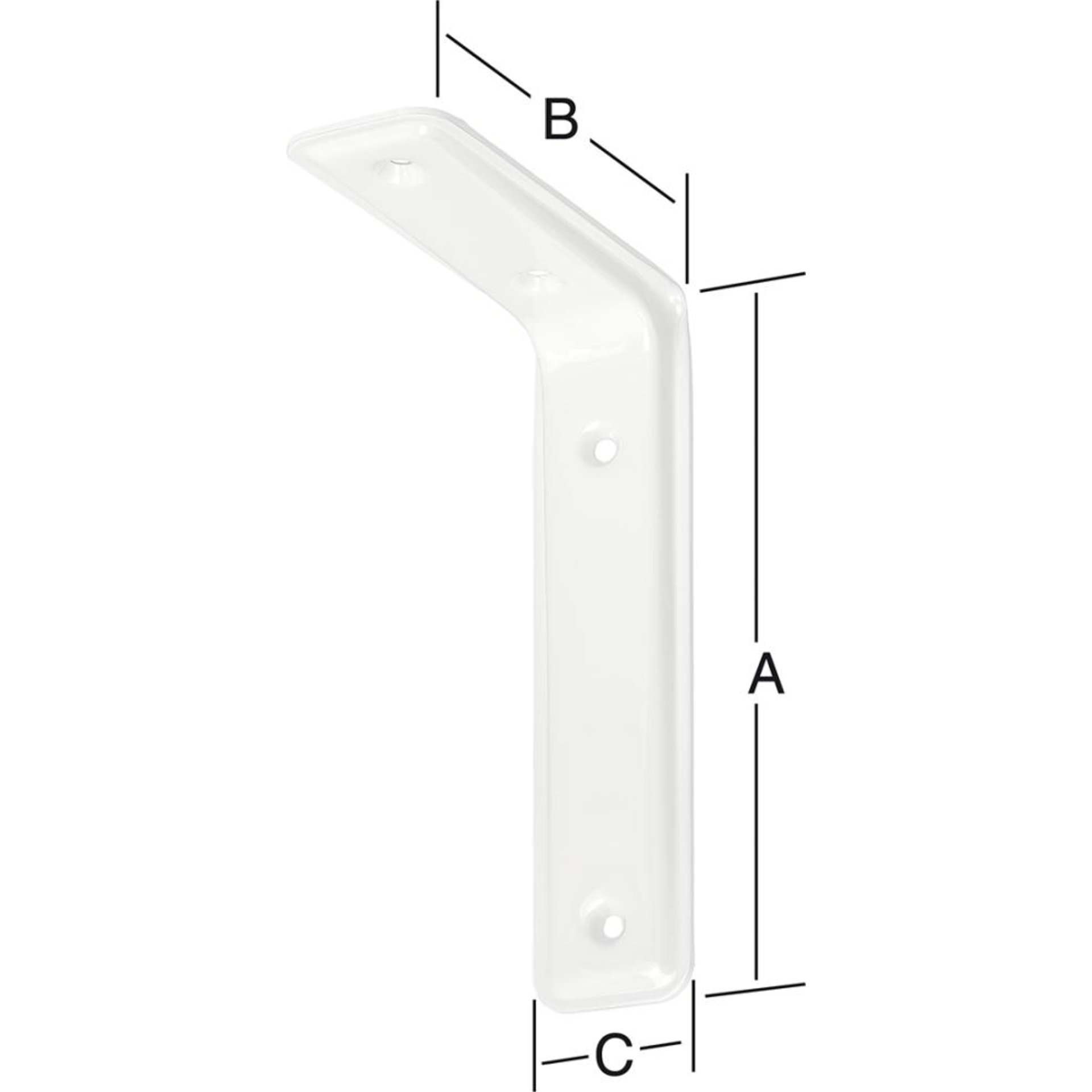 KONSOLEN-3F WEISS 160X105MM NR. 165160W VORMANN